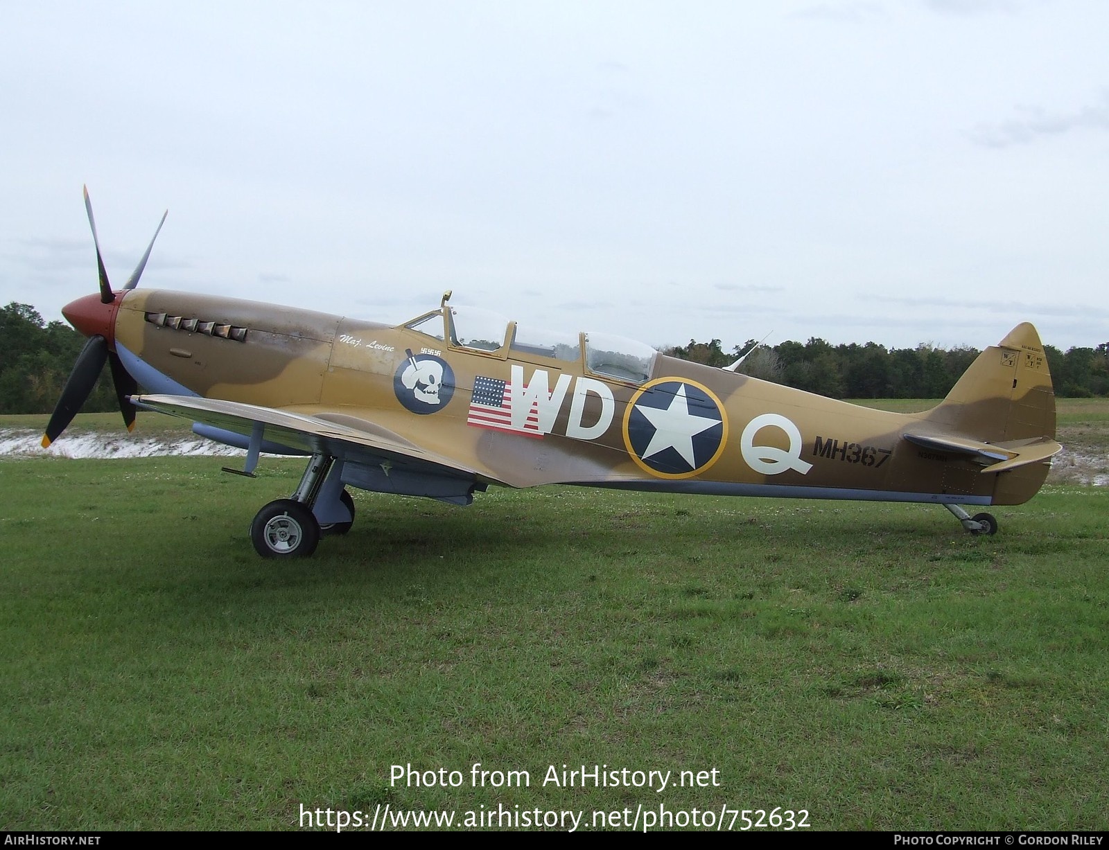 Aircraft Photo of N367MH / MH367 | Supermarine 509 Spitfire T9 | USA - Air Force | AirHistory.net #752632