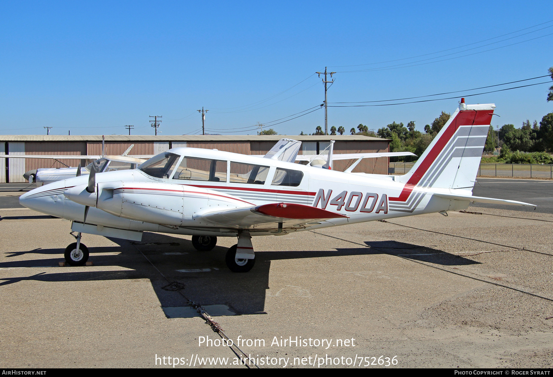 Aircraft Photo of N40DA | Piper PA-30-160 Twin Comanche | AirHistory.net #752636