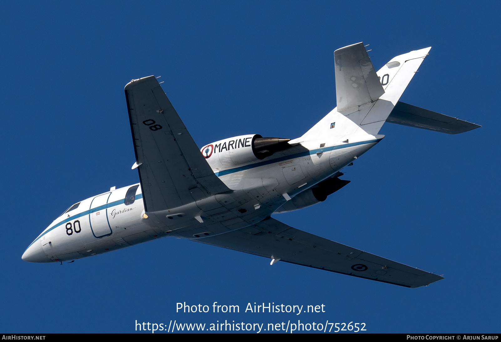 Aircraft Photo of 80 | Dassault Falcon 20G Gardian | France - Navy | AirHistory.net #752652