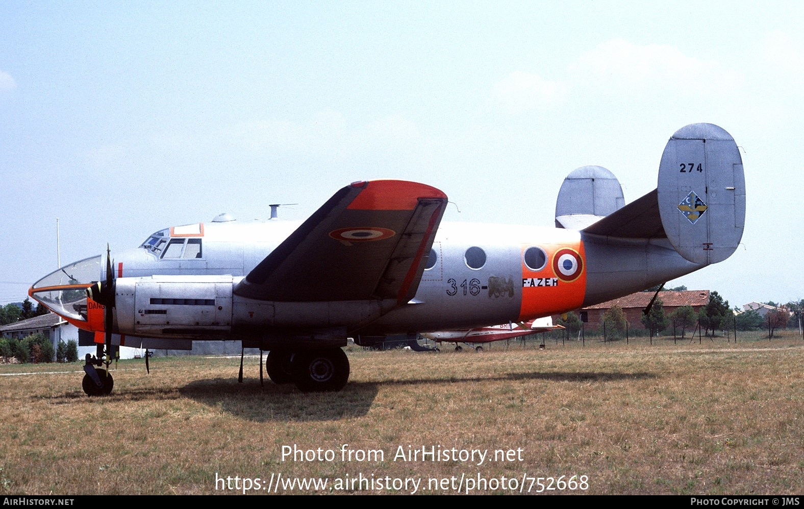 Aircraft Photo of F-AZEH / 275 | Dassault MD-311 Flamant | AirHistory.net #752668