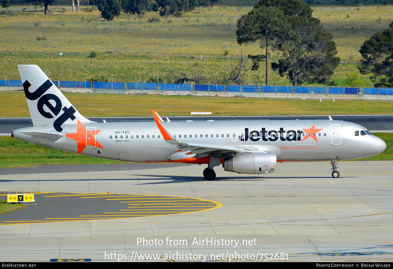 Aircraft Photo of VH-YXU | Airbus A320-232 | Jetstar Airways | AirHistory.net #752681