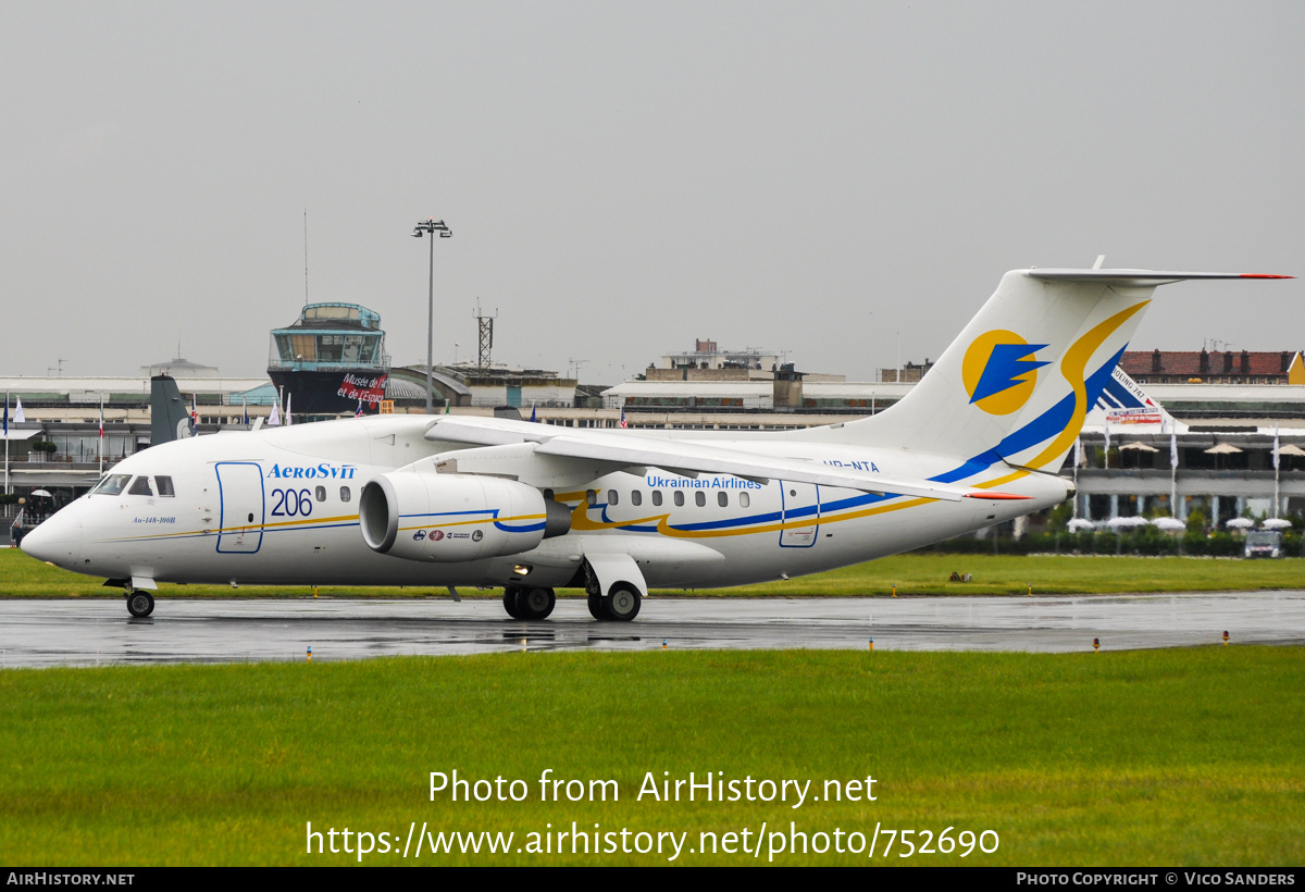 Aircraft Photo of UR-NTA | Antonov An-148-100B | AeroSvit Ukrainian Airlines | AirHistory.net #752690