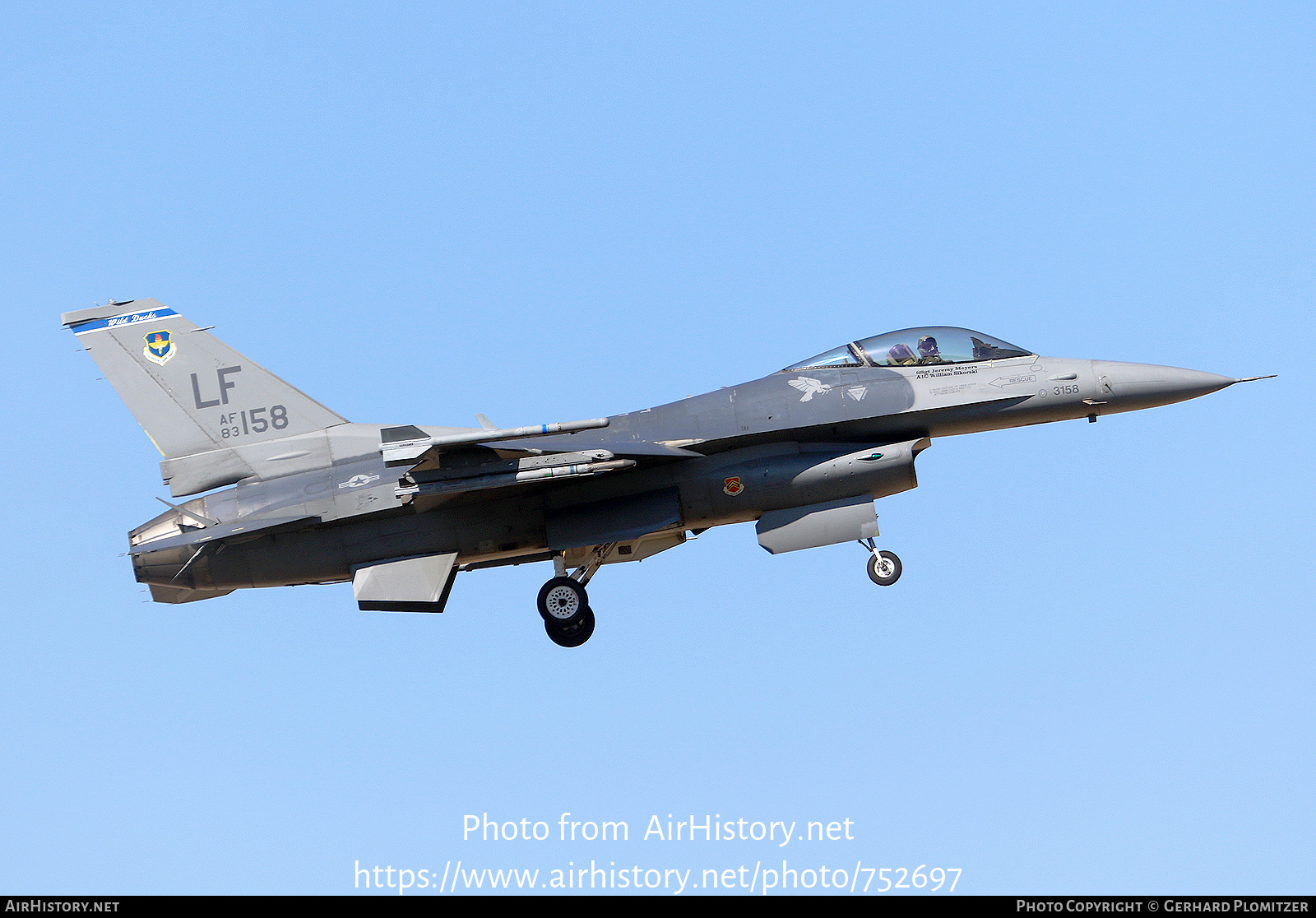 Aircraft Photo of 83-1158 / AF83-158 | General Dynamics F-16C Fighting Falcon | USA - Air Force | AirHistory.net #752697