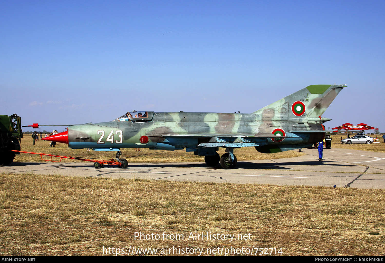 Aircraft Photo of 243 | Mikoyan-Gurevich MiG-21bis SAU | Bulgaria - Air Force | AirHistory.net #752714