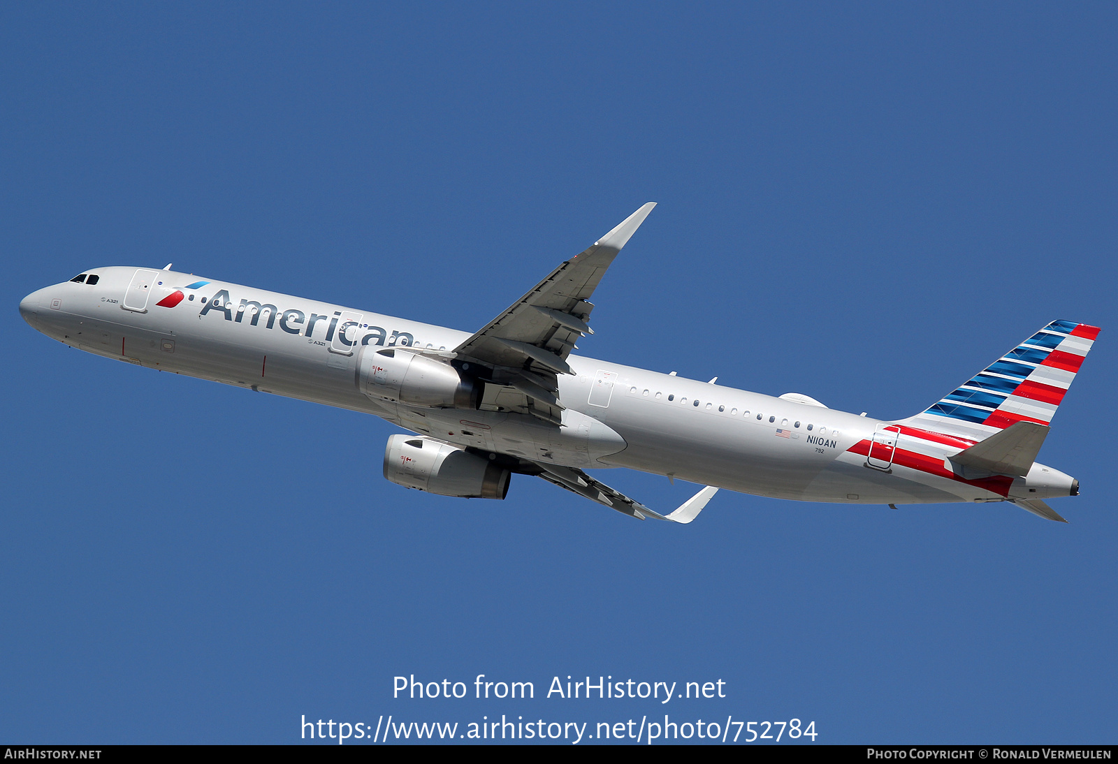 Aircraft Photo of N110AN | Airbus A321-231 | American Airlines | AirHistory.net #752784