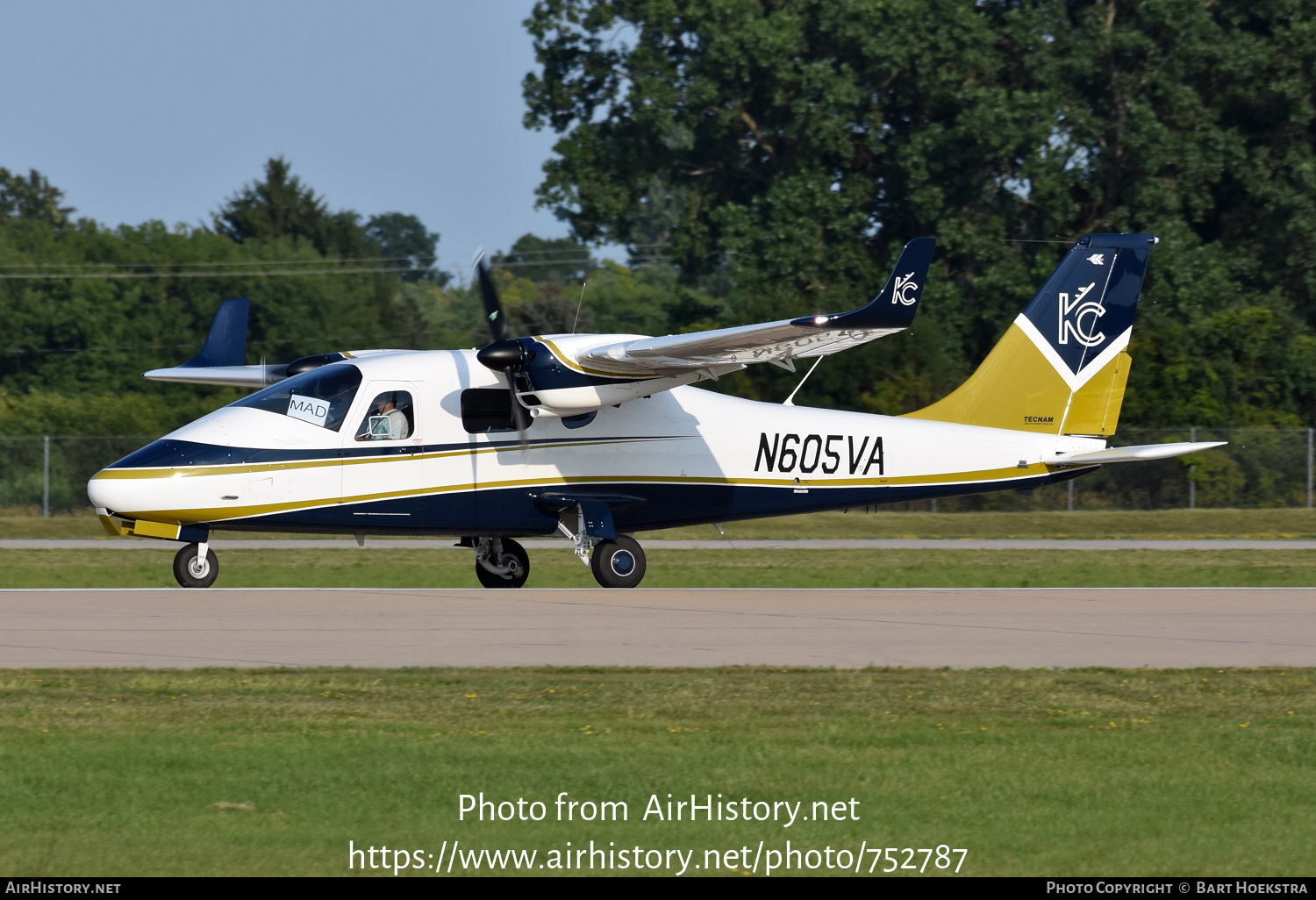 Aircraft Photo of N605VA | Tecnam P2006T | AirHistory.net #752787