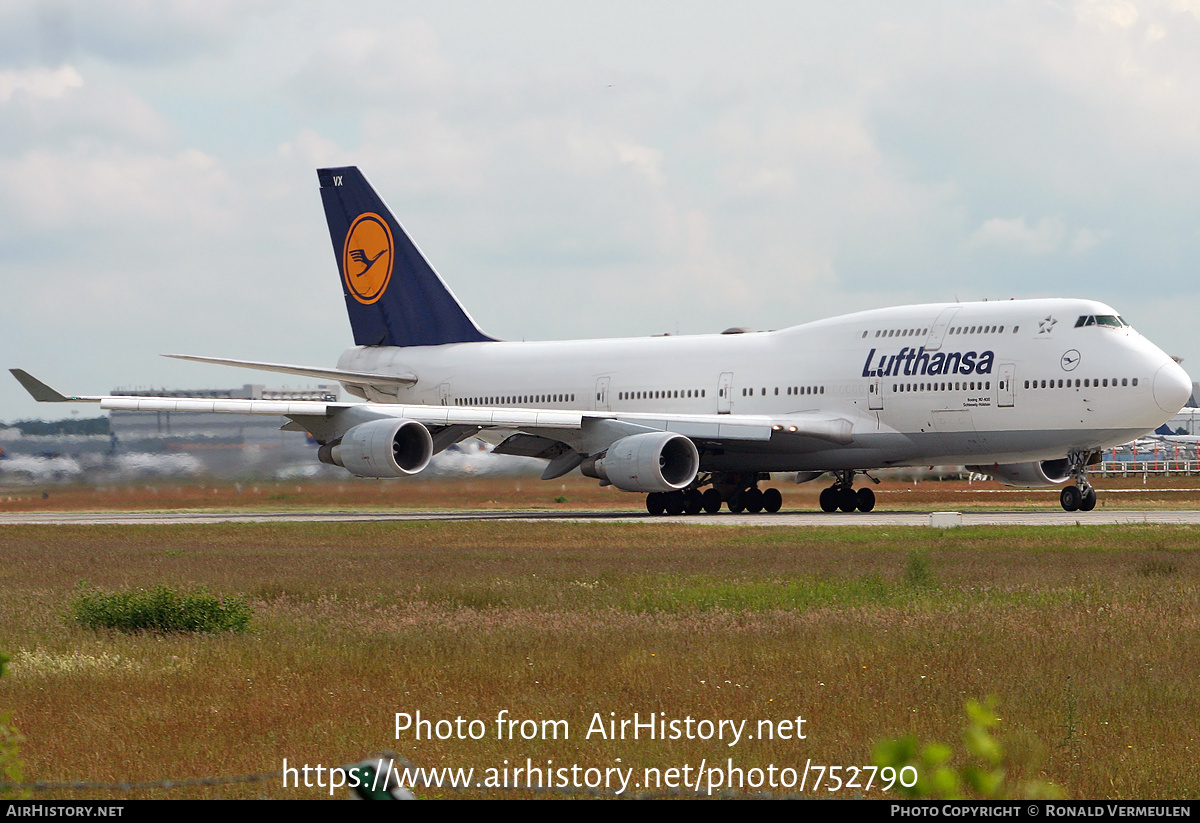 Aircraft Photo of D-ABVX | Boeing 747-430 | Lufthansa | AirHistory.net #752790