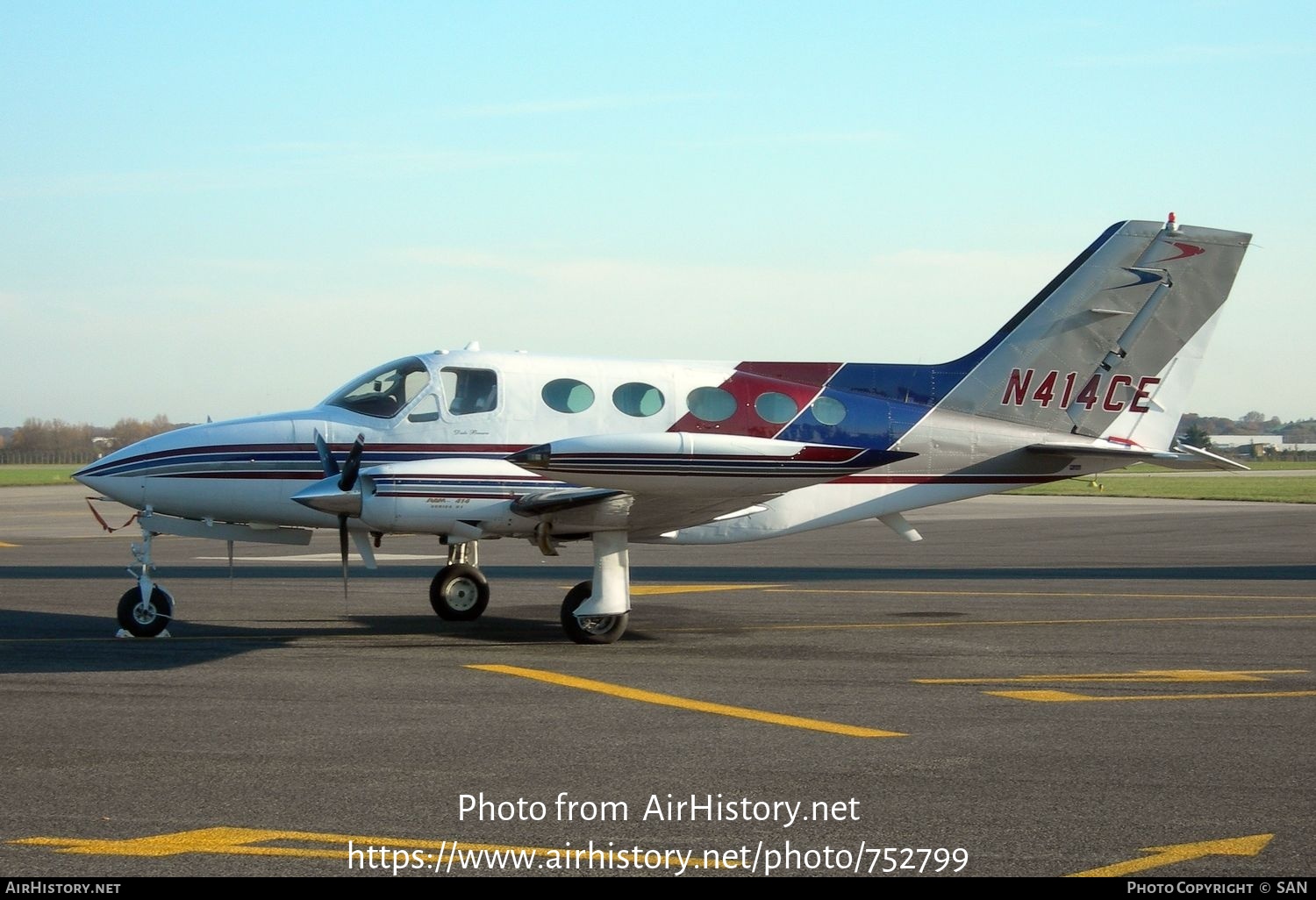 Aircraft Photo of N414CE | Cessna 414 | AirHistory.net #752799