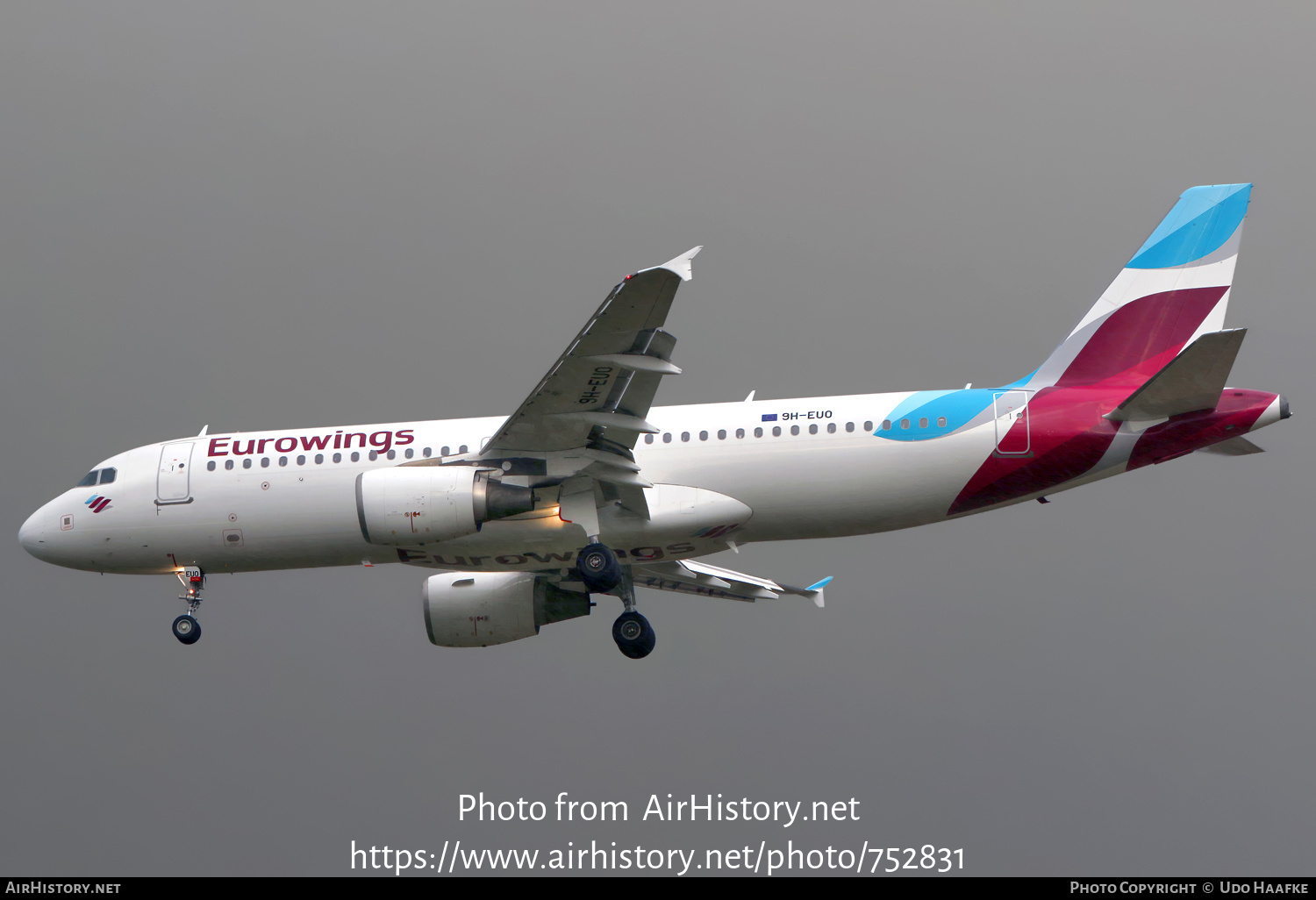 Aircraft Photo of 9H-EUO | Airbus A320-214 | Eurowings | AirHistory.net #752831