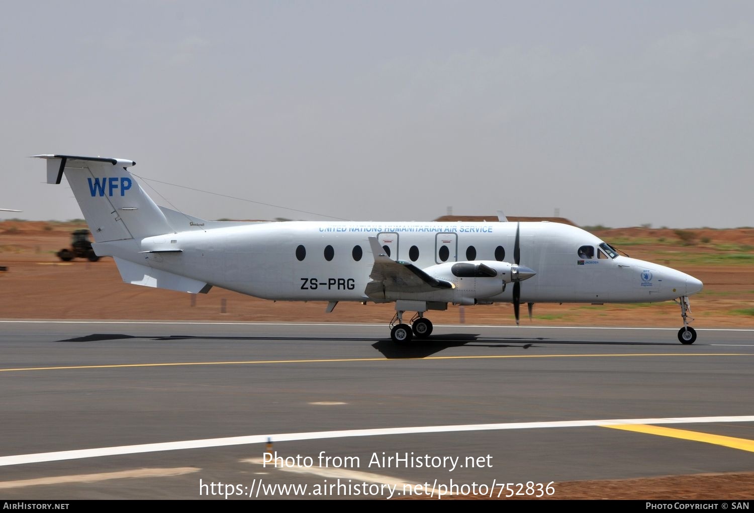 Aircraft Photo of ZS-PRG | Beech 1900D | United Nations World Food Programme - WFP | AirHistory.net #752836