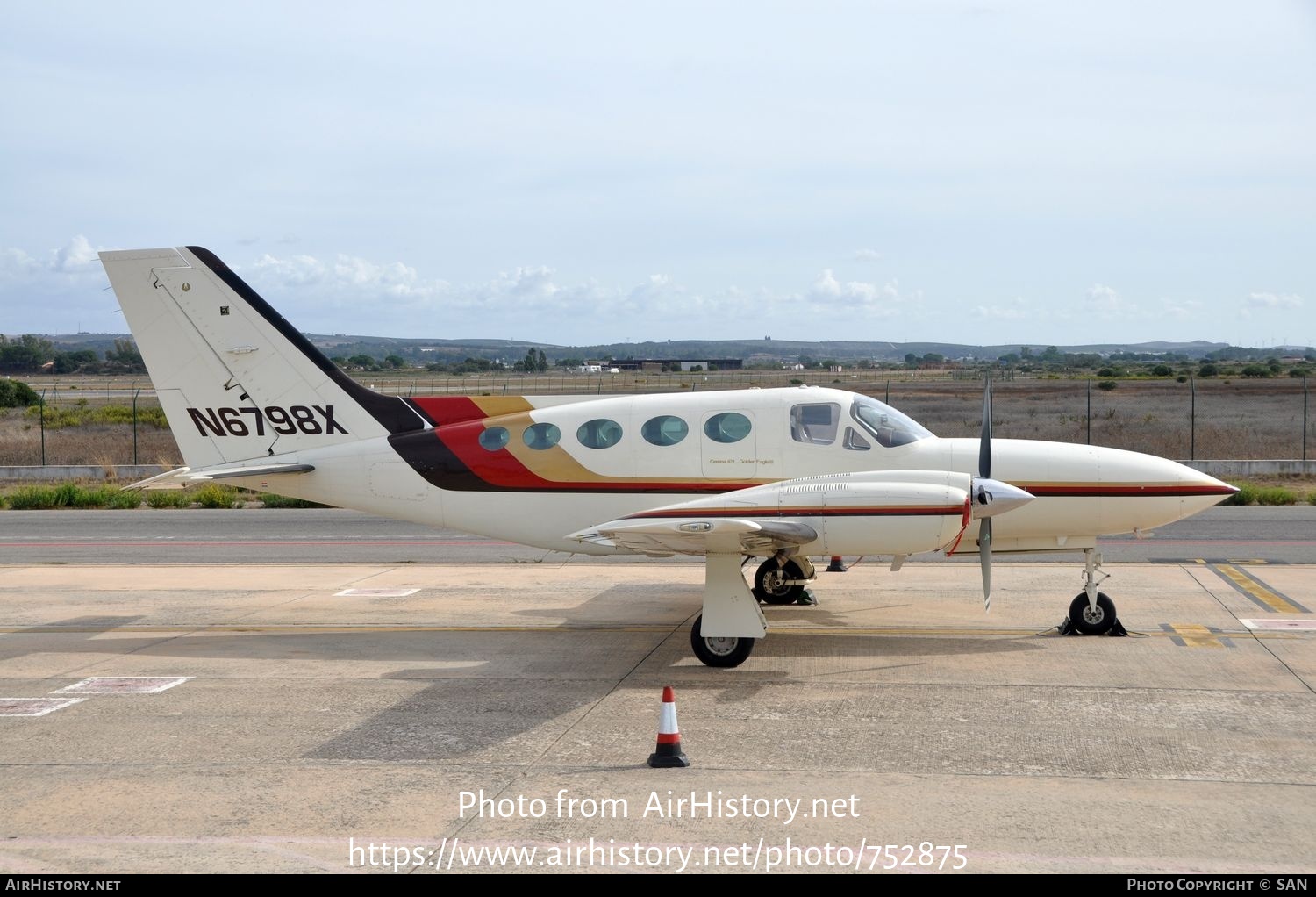 Aircraft Photo of N6798X | Cessna 421C Golden Eagle | AirHistory.net #752875