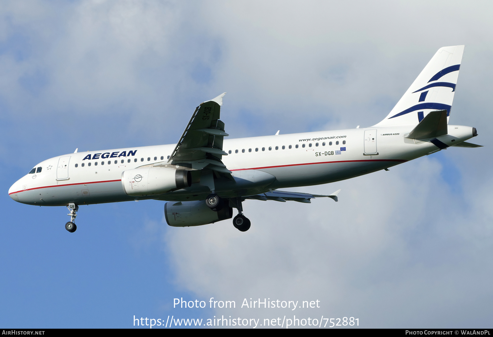 Aircraft Photo of SX-DGB | Airbus A320-232 | Aegean Airlines | AirHistory.net #752881