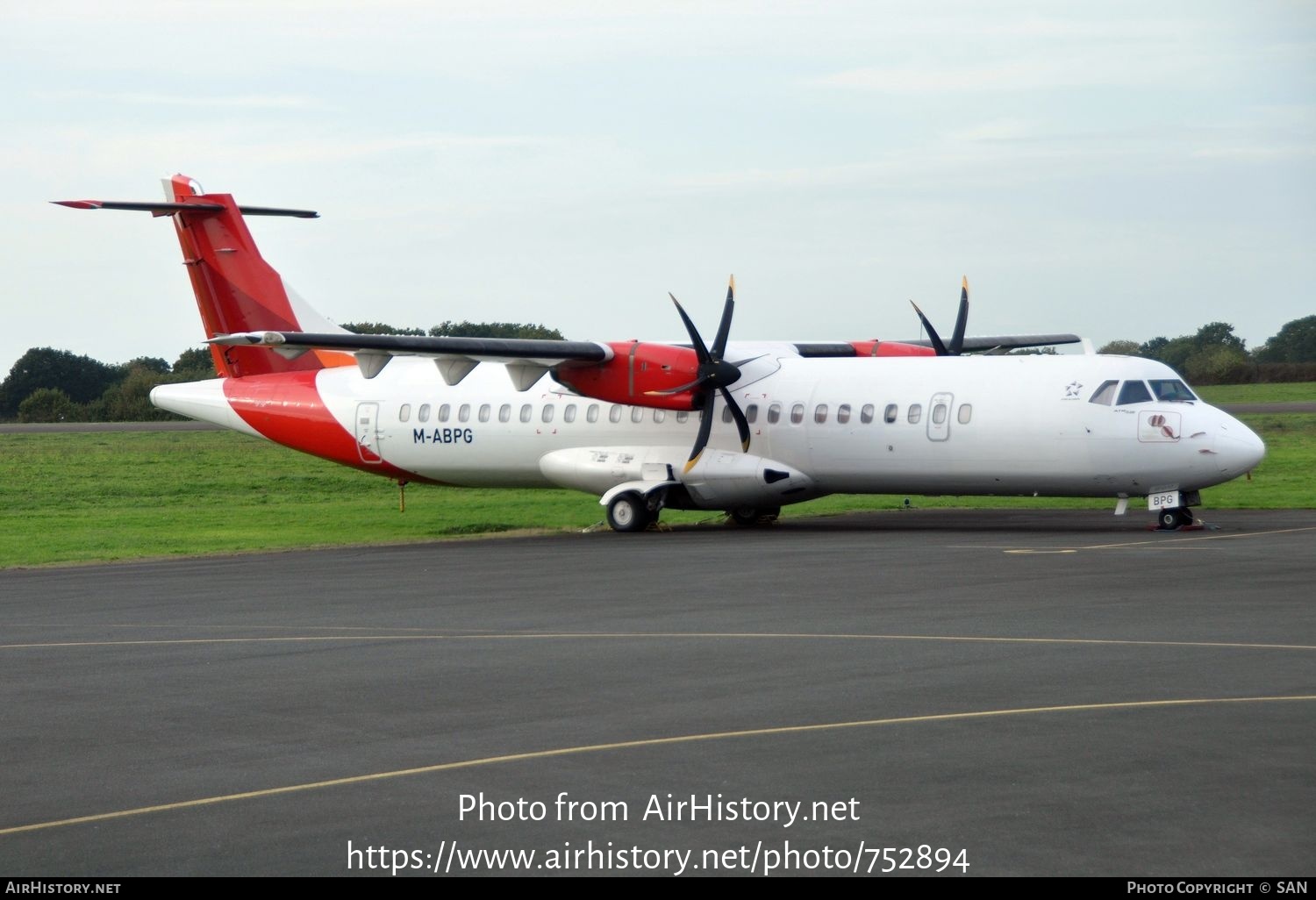 Aircraft Photo of M-ABPG | ATR ATR-72-600 (ATR-72-212A) | AirHistory.net #752894