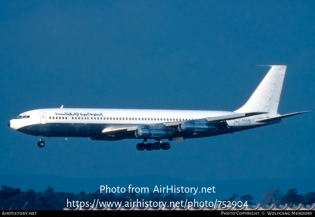 Aircraft Photo of 5A-DJO | Boeing 707-338C | United African Airlines | AirHistory.net #752904