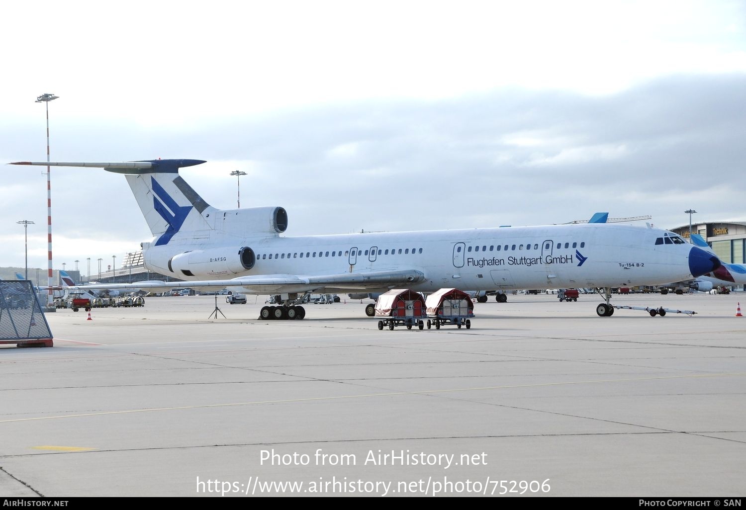 Aircraft Photo of D-AFSG | Tupolev Tu-154B-2 | AirHistory.net #752906