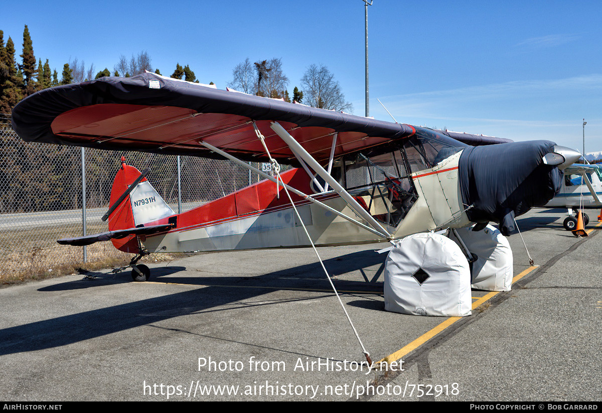 Aircraft Photo of N7931H | Piper PA-12 Super Cruiser | AirHistory.net #752918