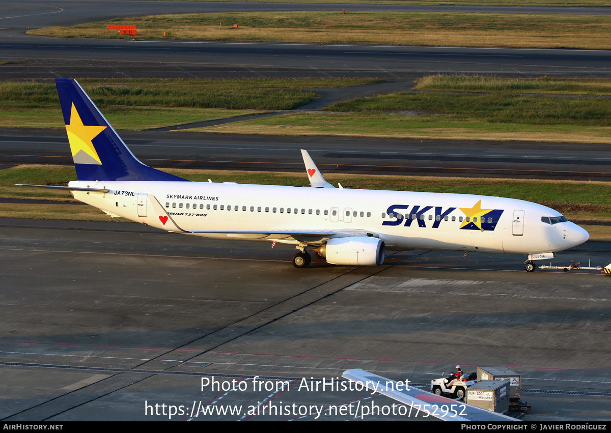 Aircraft Photo of JA73NL | Boeing 737-8HX | Skymark Airlines | AirHistory.net #752952