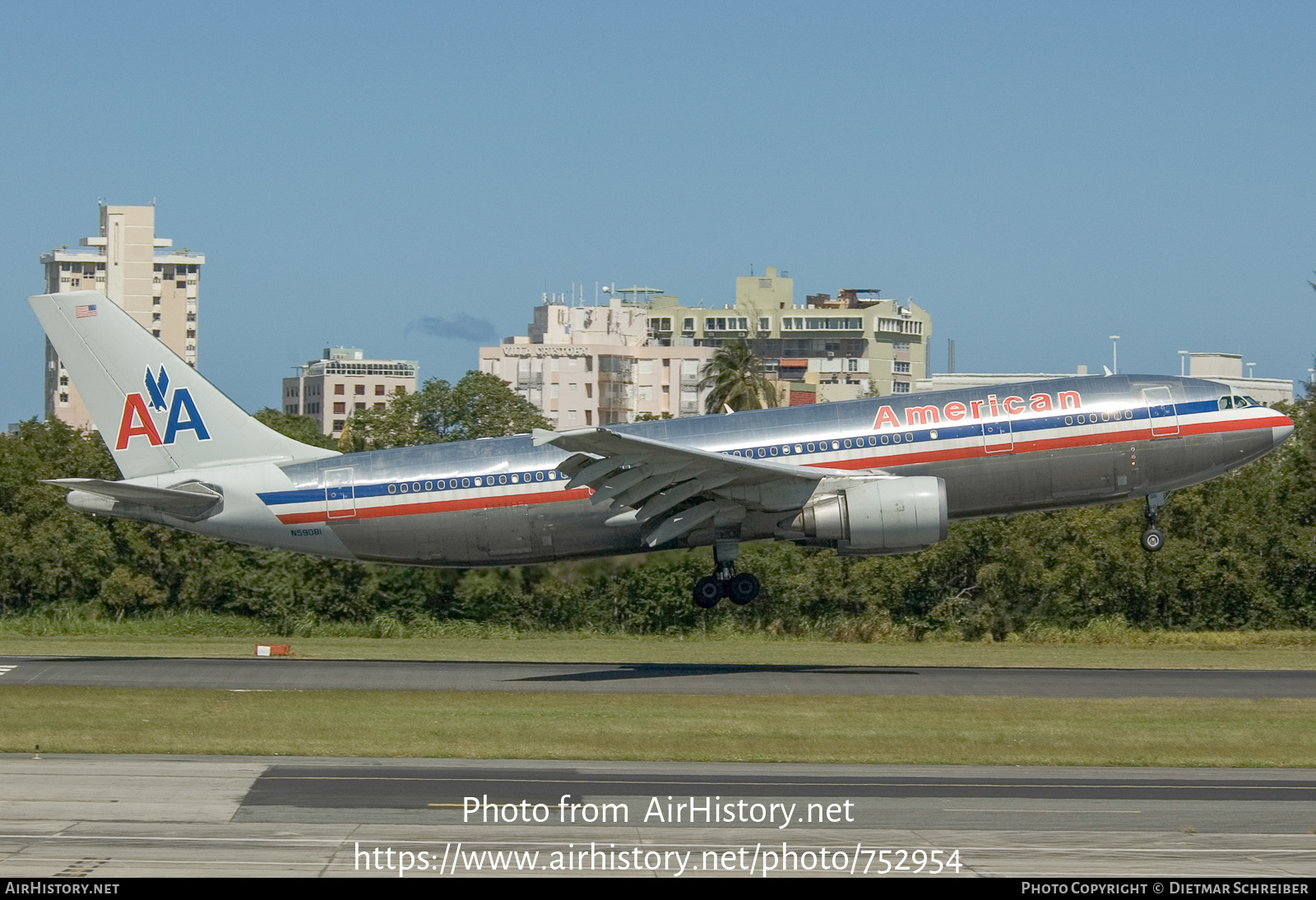 Aircraft Photo of N59081 | Airbus A300B4-605R | American Airlines | AirHistory.net #752954