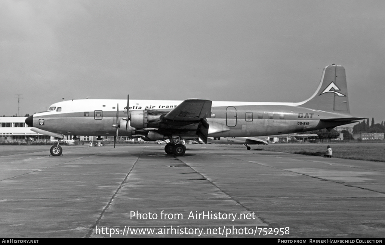 Aircraft Photo of OO-RVG | Douglas DC-6B | Delta Air Transport - DAT | AirHistory.net #752958