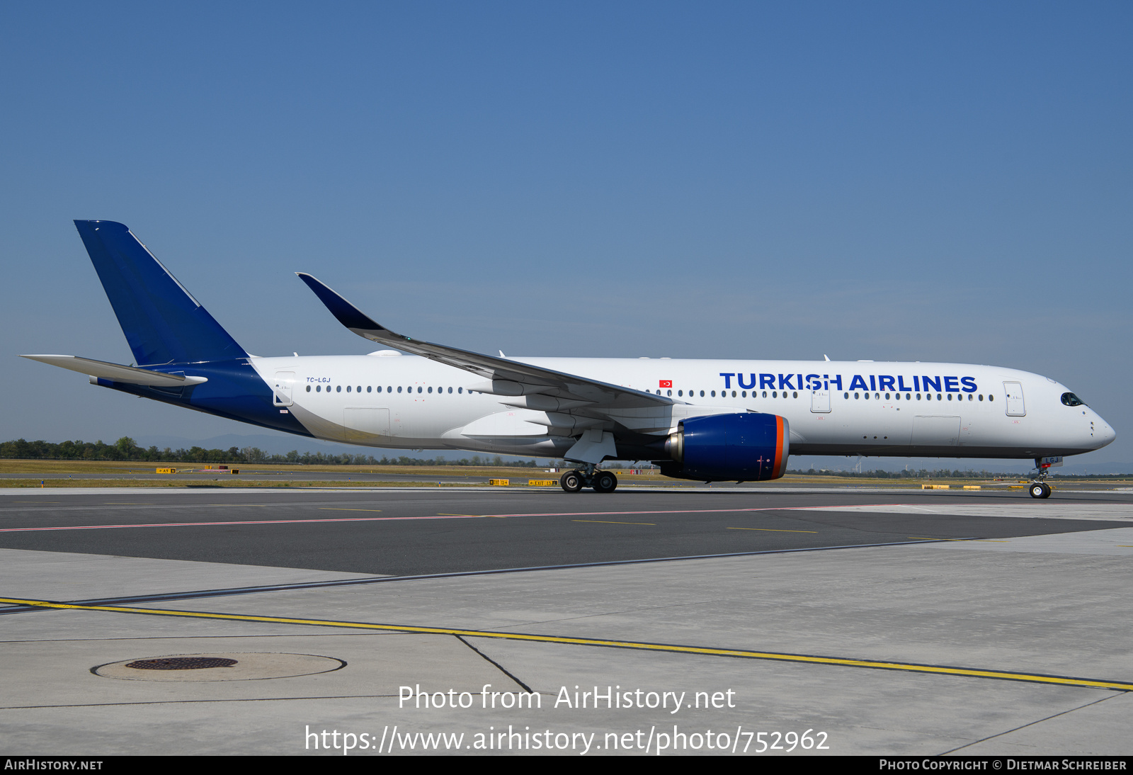 Aircraft Photo of TC-LGJ | Airbus A350-941 | Turkish Airlines | AirHistory.net #752962