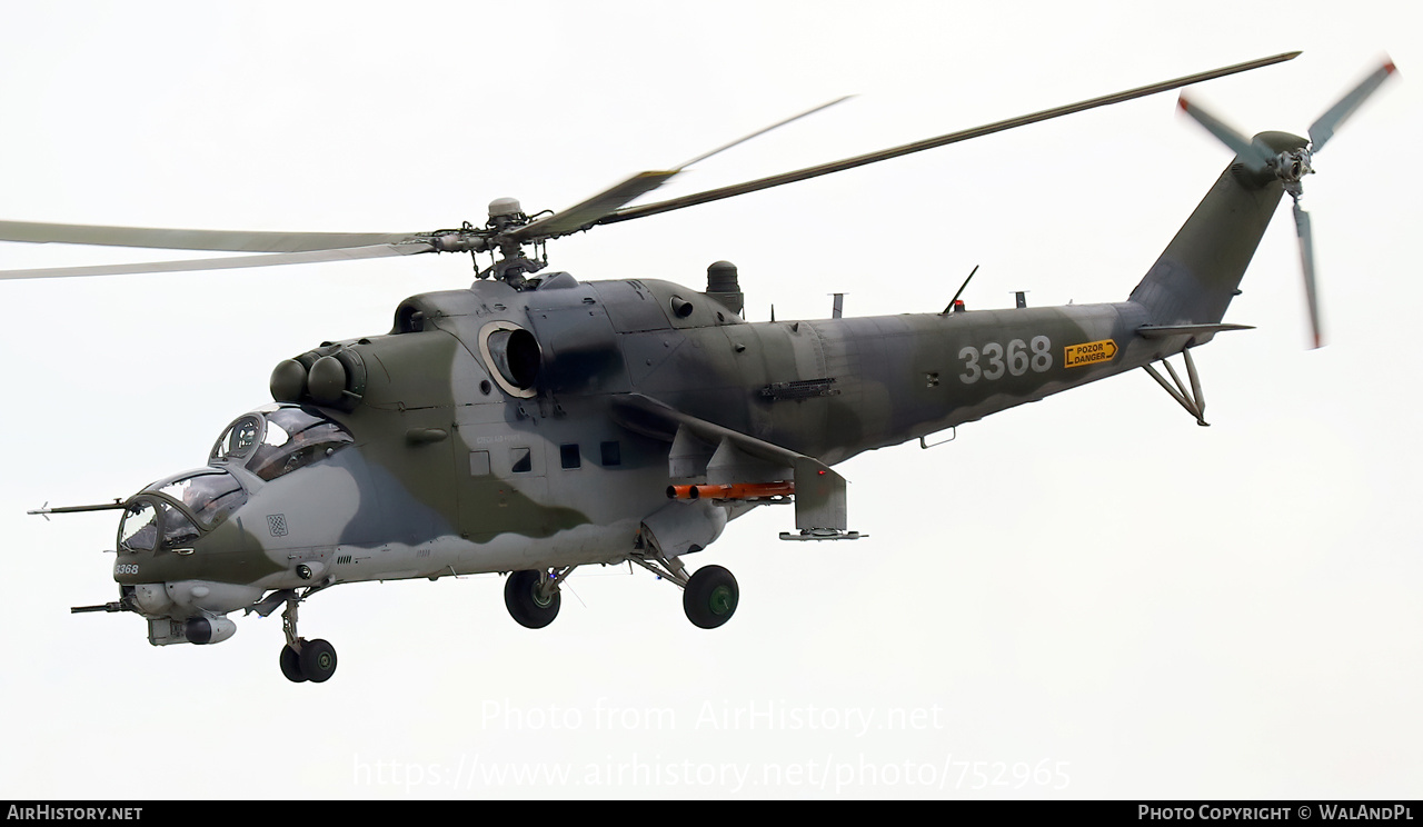 Aircraft Photo of 3368 | Mil Mi-35 | Czechia - Air Force | AirHistory.net #752965