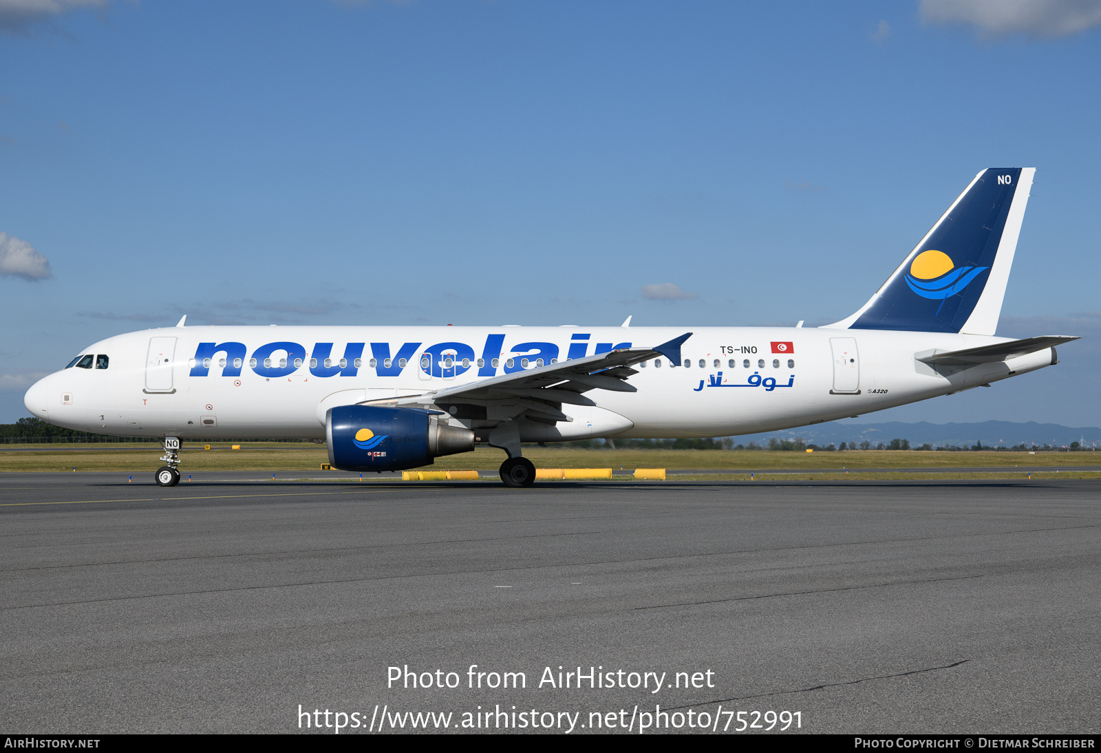 Aircraft Photo of TS-INO | Airbus A320-214 | Nouvelair Tunisie | AirHistory.net #752991