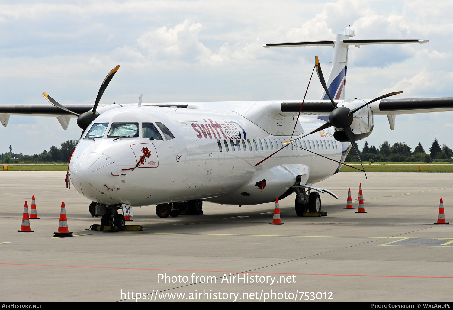 Aircraft Photo of EC-INV | ATR ATR-72-212/F | Swiftair | AirHistory.net #753012