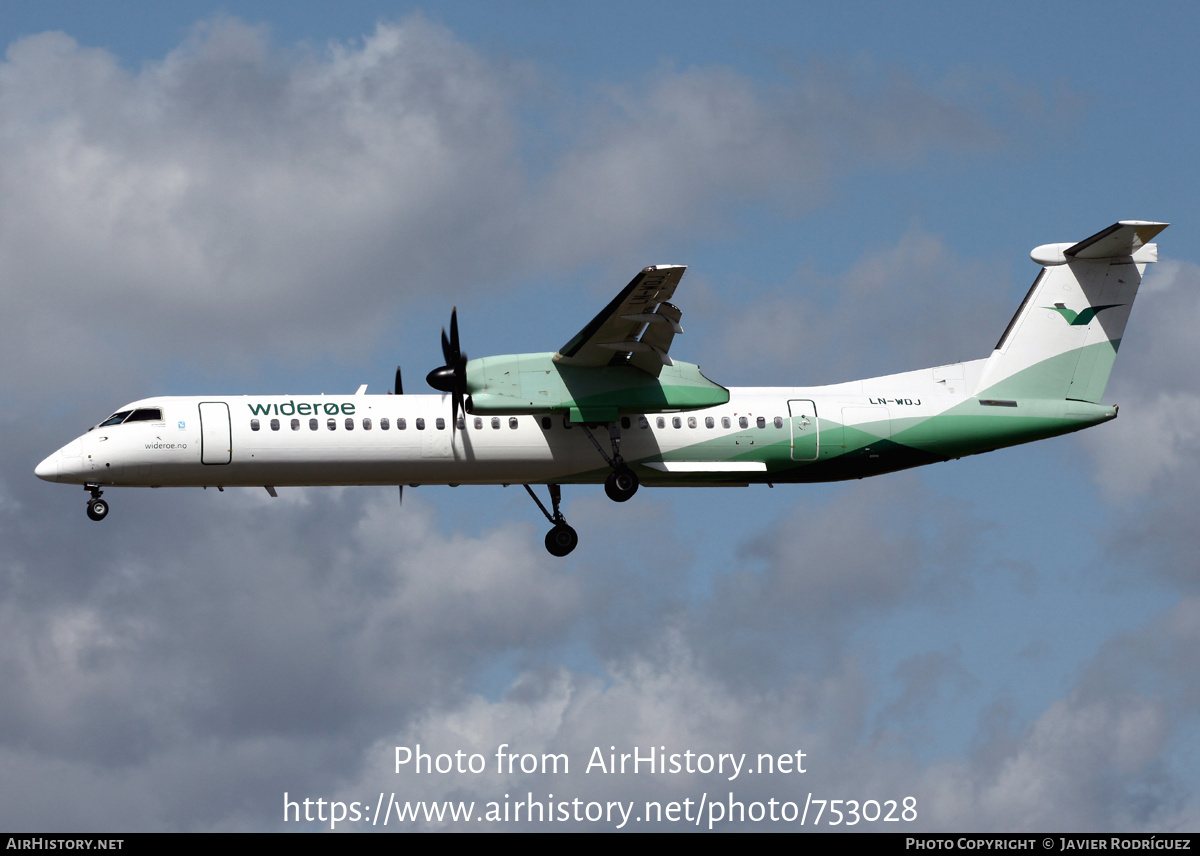 Aircraft Photo of LN-WDJ | Bombardier DHC-8-402 Dash 8 | Widerøe | AirHistory.net #753028