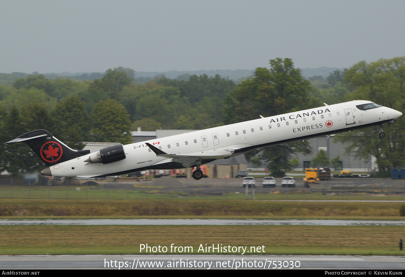 Aircraft Photo of C-FTJZ | Bombardier CRJ-900 (CL-600-2D24) | Air Canada Express | AirHistory.net #753030