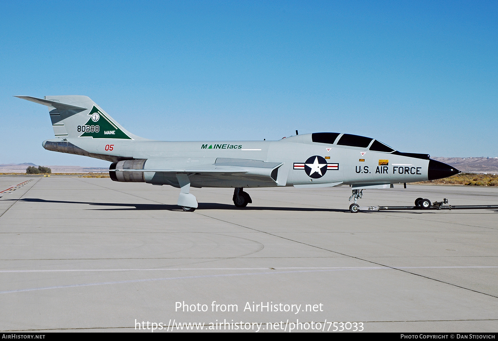 Aircraft Photo of 58-0288 / 80288 | McDonnell F-101B Voodoo | USA - Air Force | AirHistory.net #753033