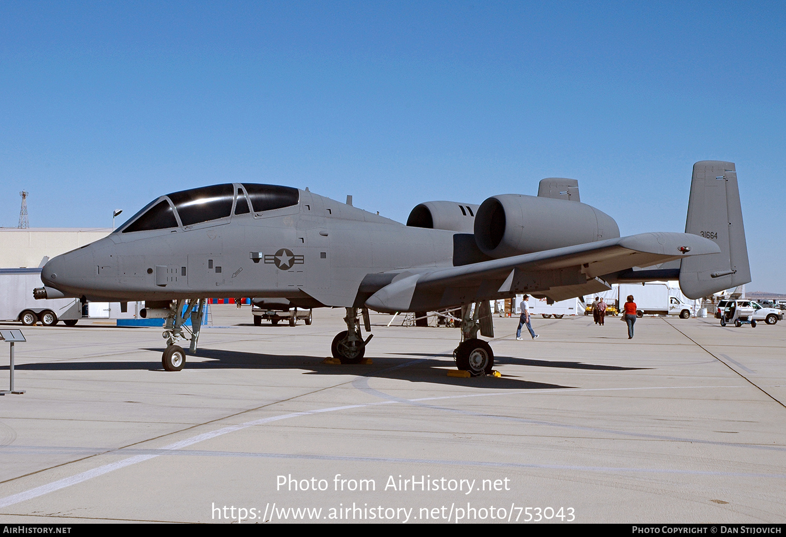 Aircraft Photo of 73-1664 | Fairchild YA-10B Thunderbolt II | USA - Air Force | AirHistory.net #753043