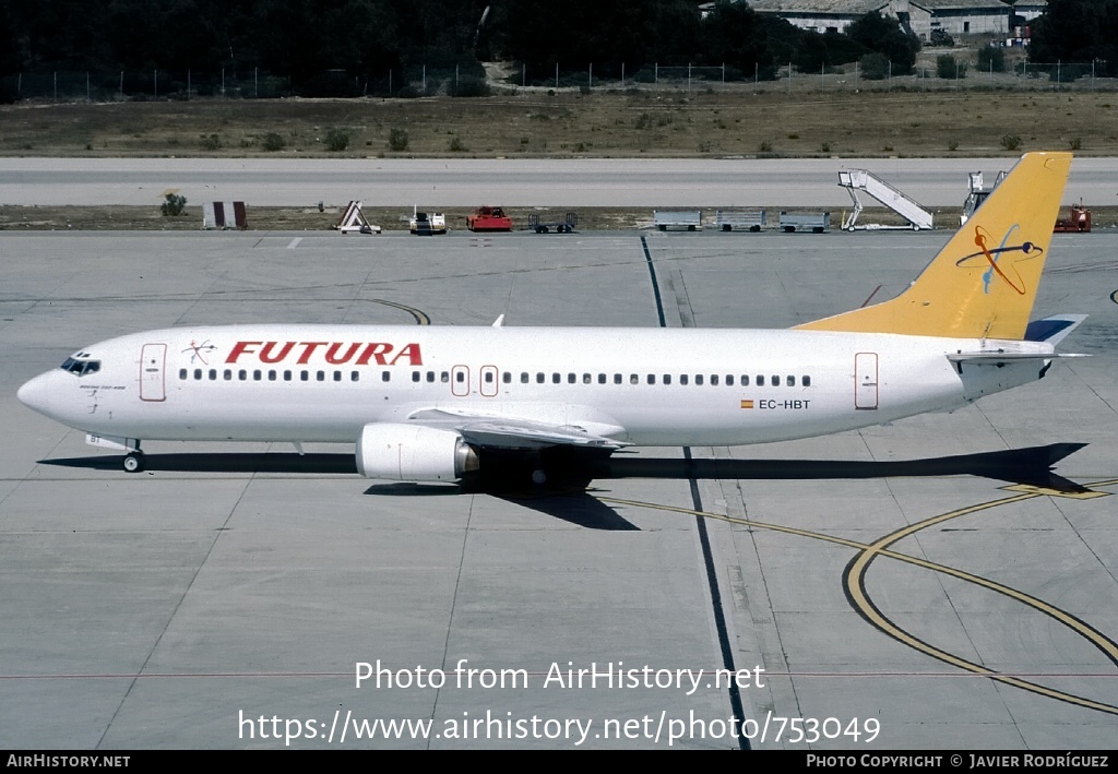 Aircraft Photo of EC-HBT | Boeing 737-4Y0 | Futura International Airways | AirHistory.net #753049