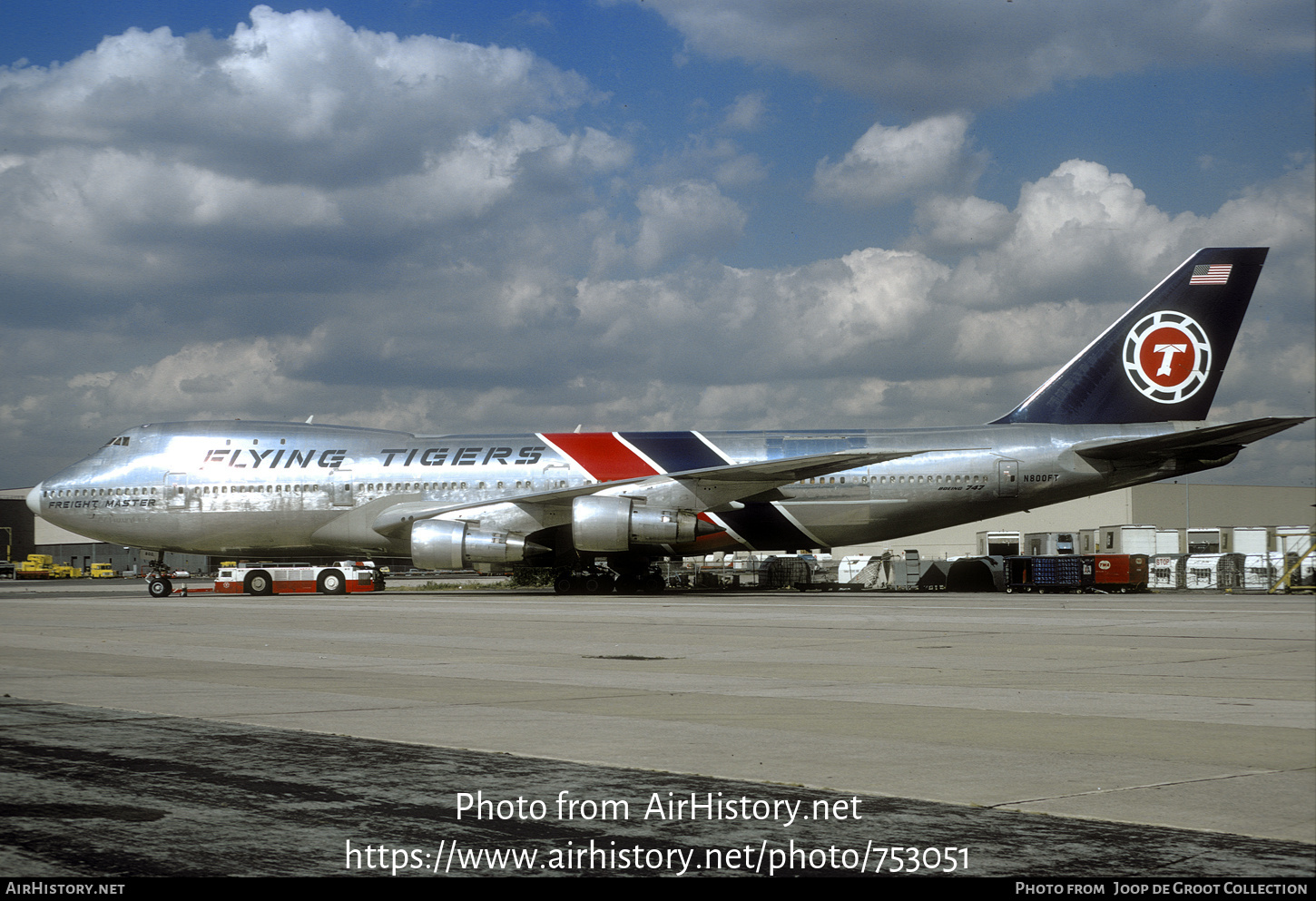 Aircraft Photo of N800FT | Boeing 747-123(SF) | Flying Tigers | AirHistory.net #753051