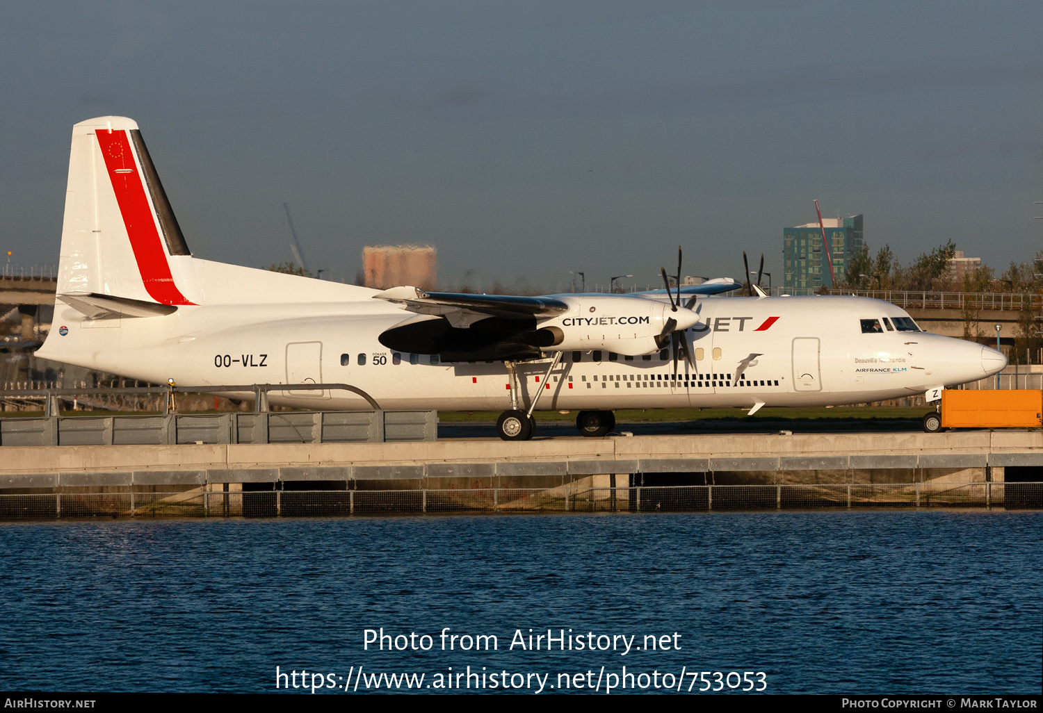 Aircraft Photo of OO-VLZ | Fokker 50 | CityJet | AirHistory.net #753053