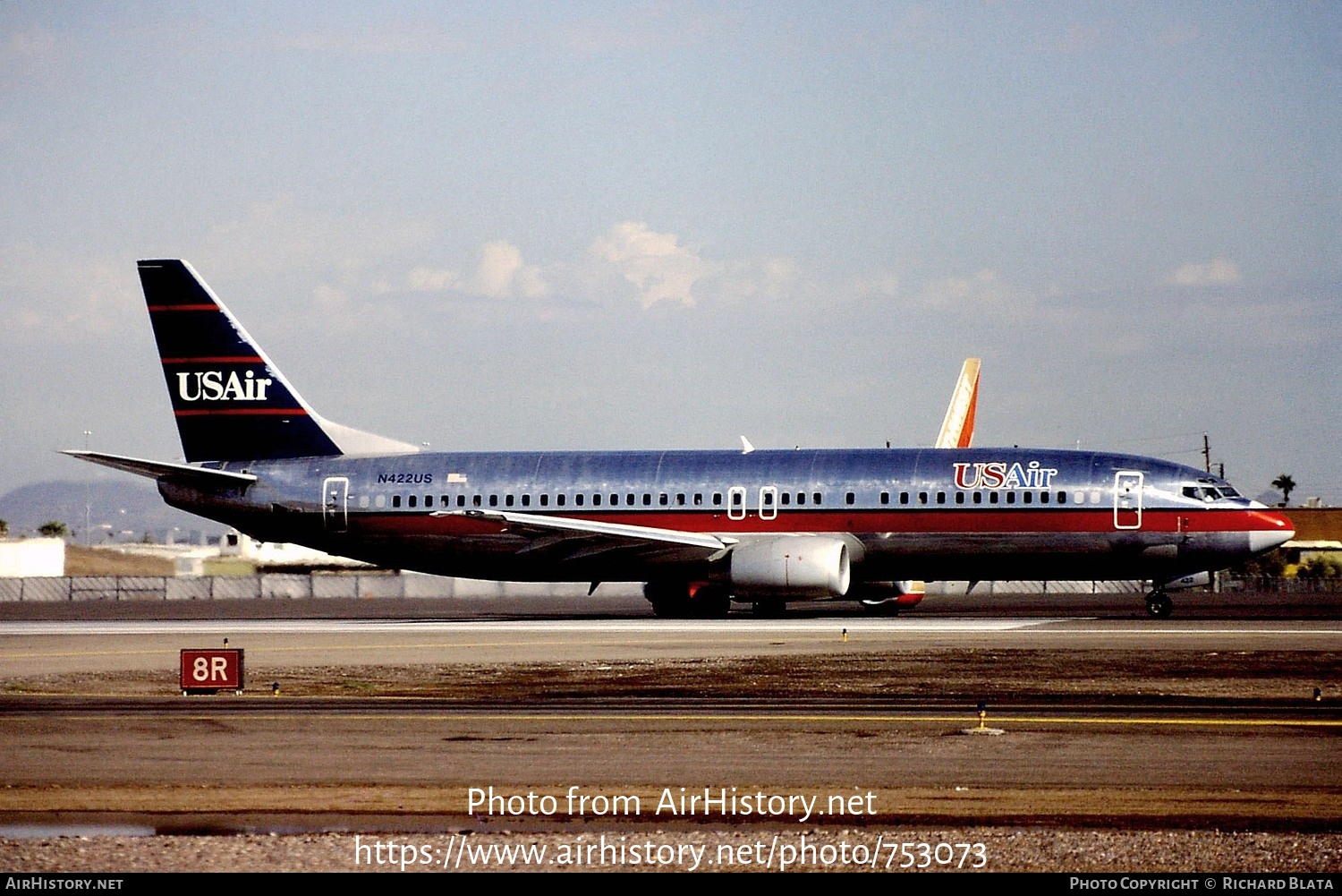 Aircraft Photo of N422US | Boeing 737-401 | USAir | AirHistory.net #753073