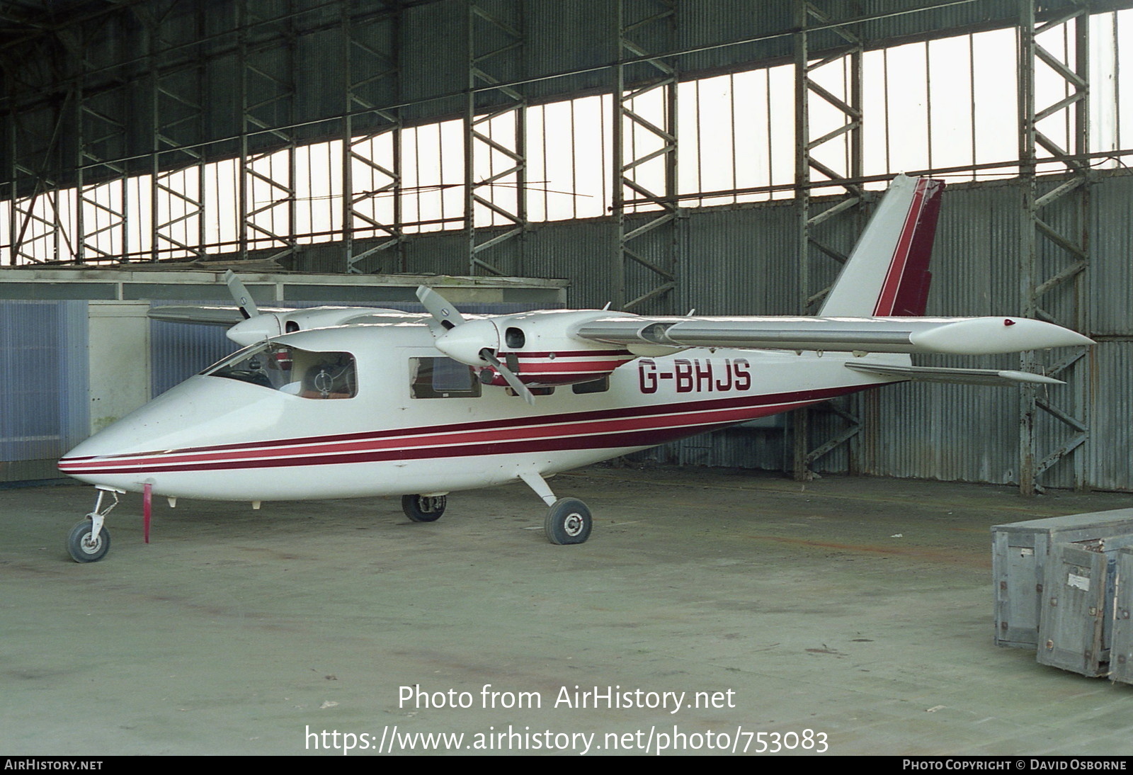 Aircraft Photo of G-BHJS | Partenavia P-68B Victor | AirHistory.net #753083