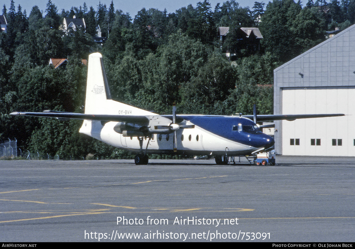 Aircraft Photo of OY-BVH | Fokker F27-200 Friendship | Business Flight | AirHistory.net #753091