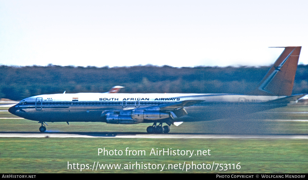 Aircraft Photo of ZS-SAD | Boeing 707-344B | South African Airways - Suid-Afrikaanse Lugdiens | AirHistory.net #753116