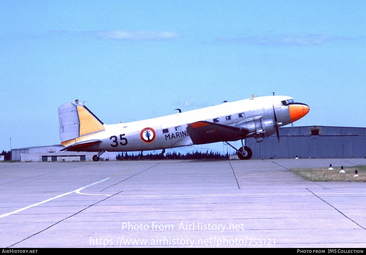 Aircraft Photo of 35 | Douglas C-47A Skytrain | France - Navy | AirHistory.net #753121