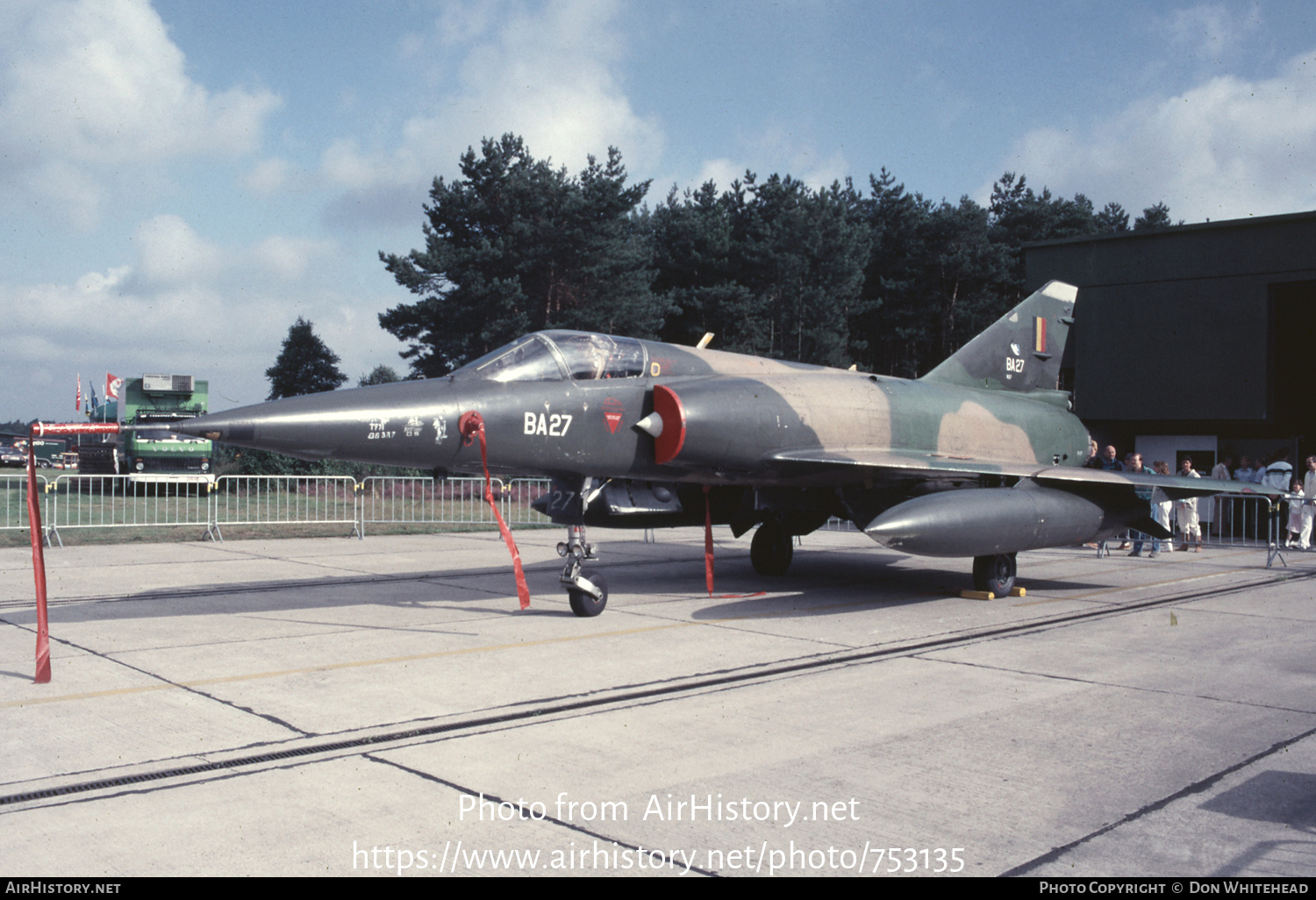 Aircraft Photo of BA27 | Dassault Mirage 5BA | Belgium - Air Force | AirHistory.net #753135