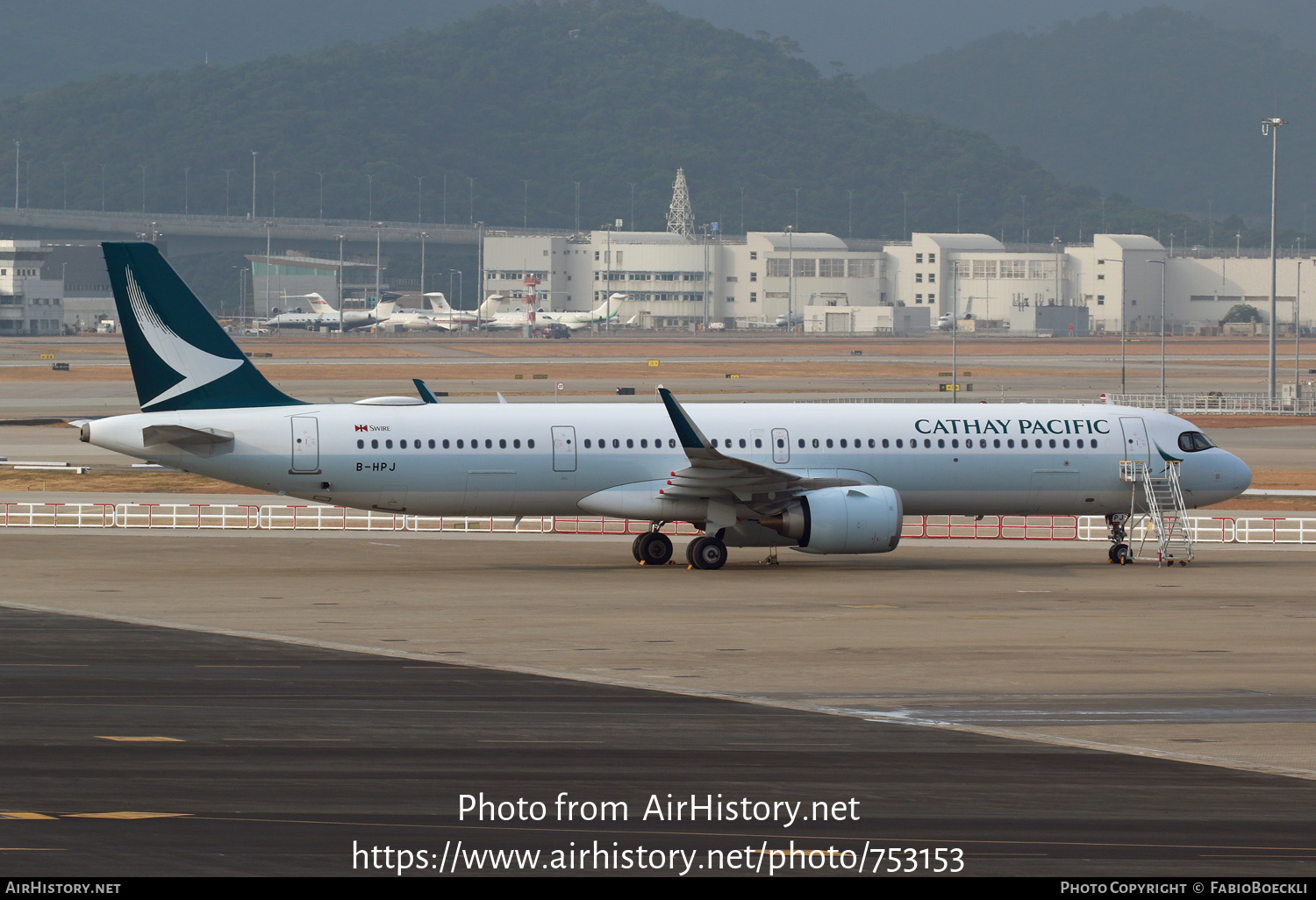 Aircraft Photo of B-HPJ | Airbus A321-251NX | Cathay Pacific Airways | AirHistory.net #753153