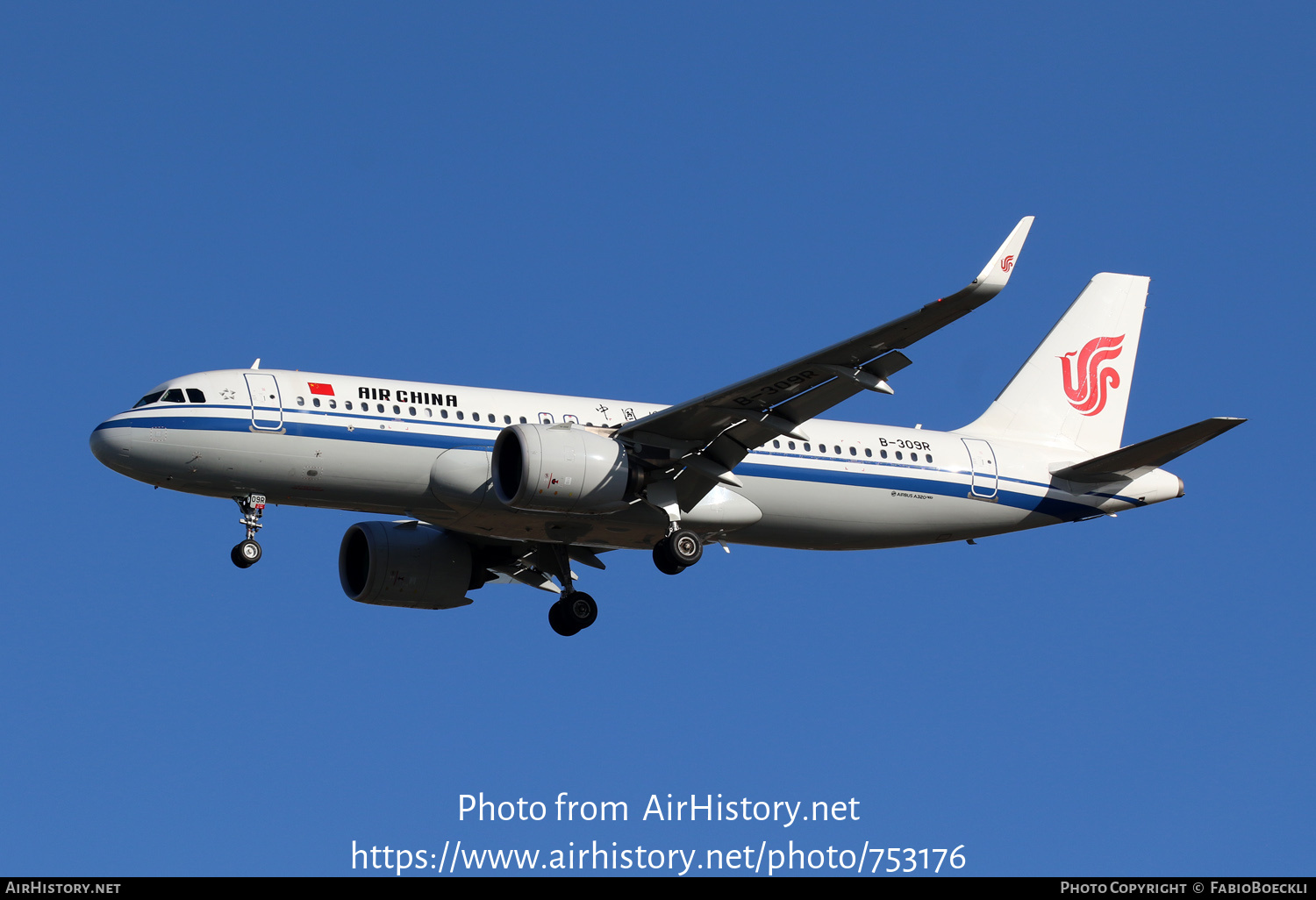 Aircraft Photo of B-309R | Airbus A320-271N | Air China | AirHistory.net #753176