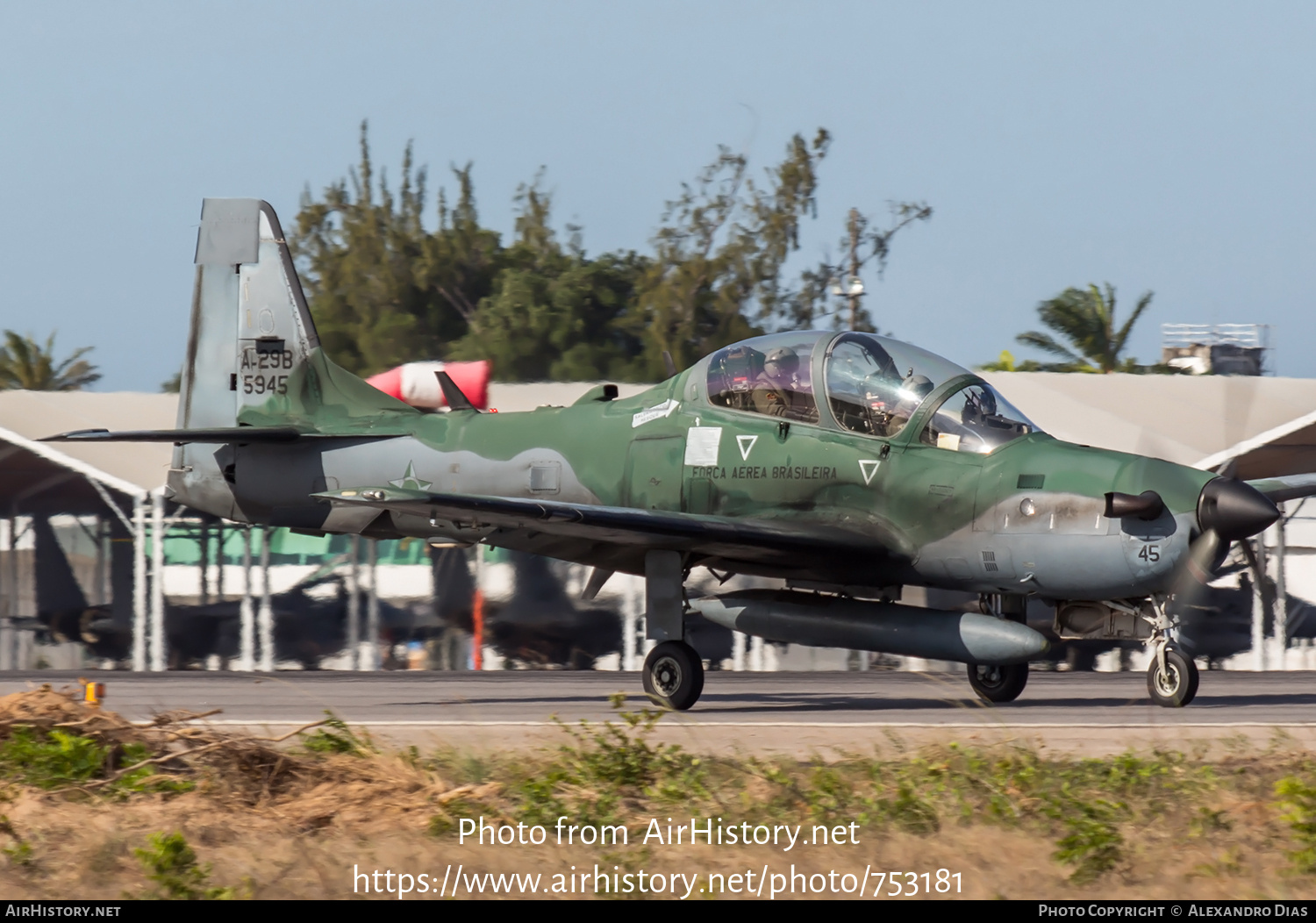 Aircraft Photo of 5945 | Embraer A-29B Super Tucano | Brazil - Air Force | AirHistory.net #753181