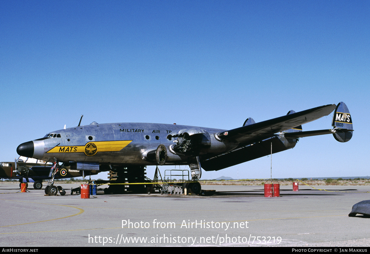 Aircraft Photo of N494TW / 8609 | Lockheed C-121A Constellation | USA - Air Force | AirHistory.net #753219