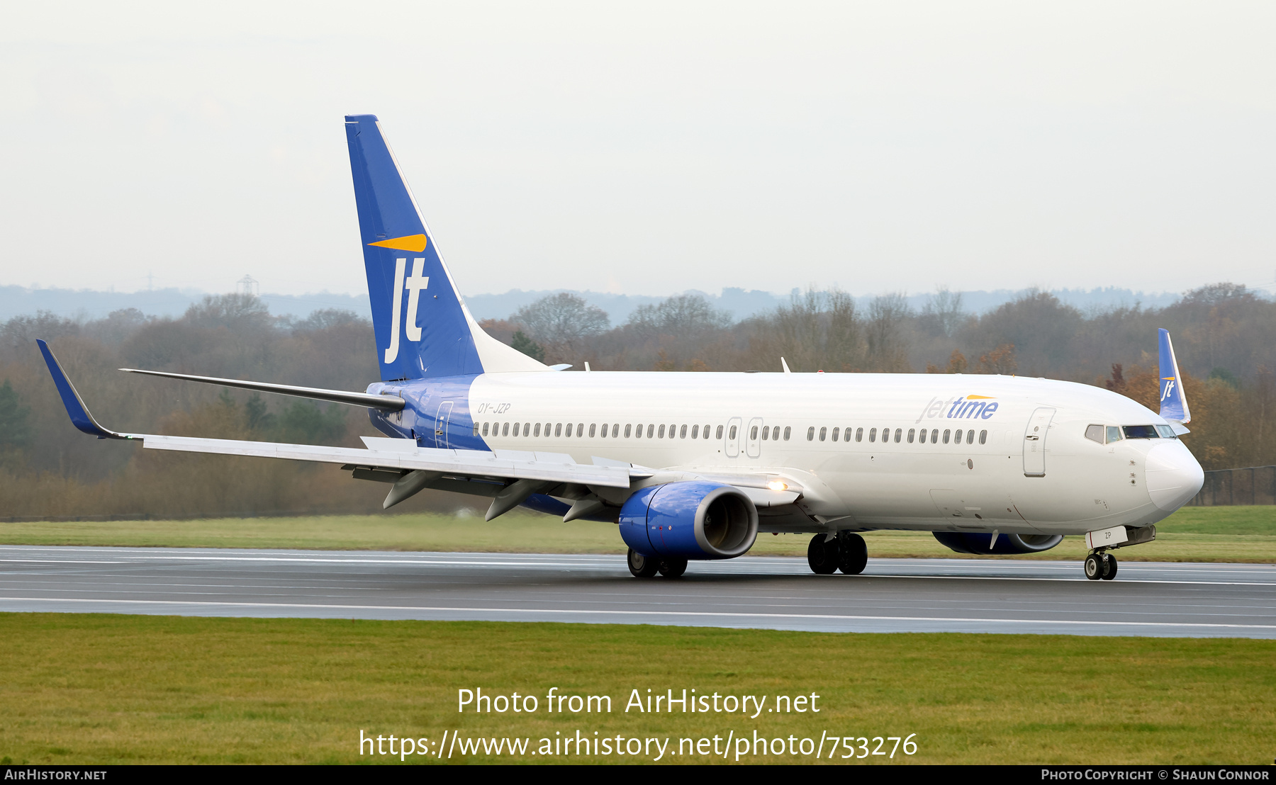 Aircraft Photo of OY-JZP | Boeing 737-8U3 | Jettime | AirHistory.net #753276