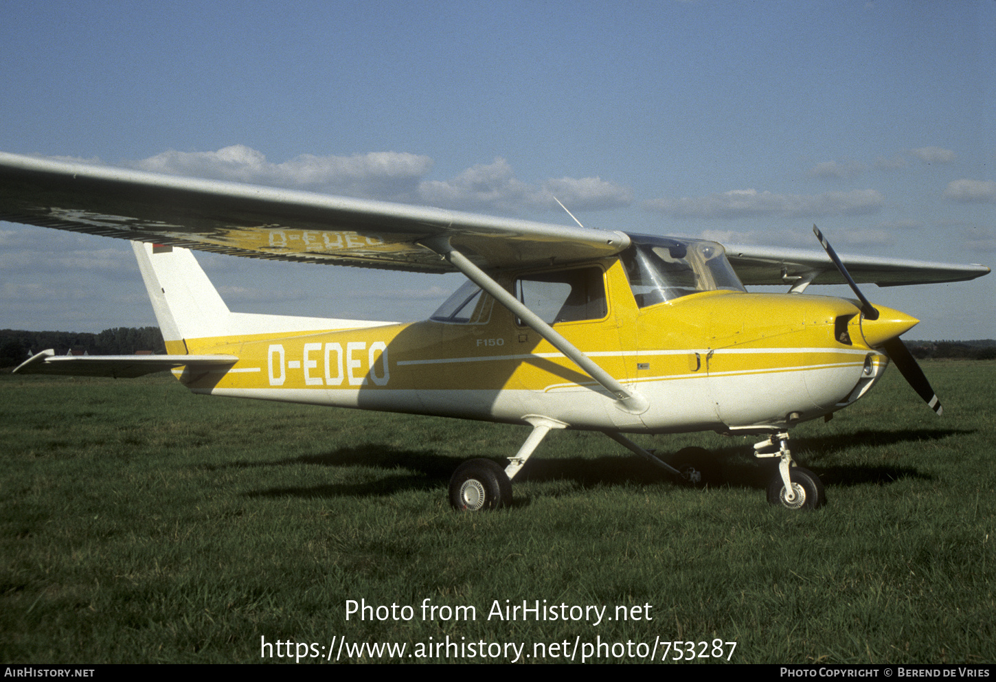 Aircraft Photo of D-EDEO | Reims F150L | AirHistory.net #753287