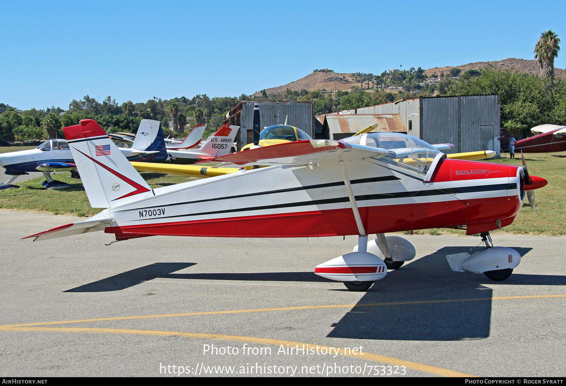 Aircraft Photo of N7003V | Bölkow Bo-208 Junior | AirHistory.net #753323