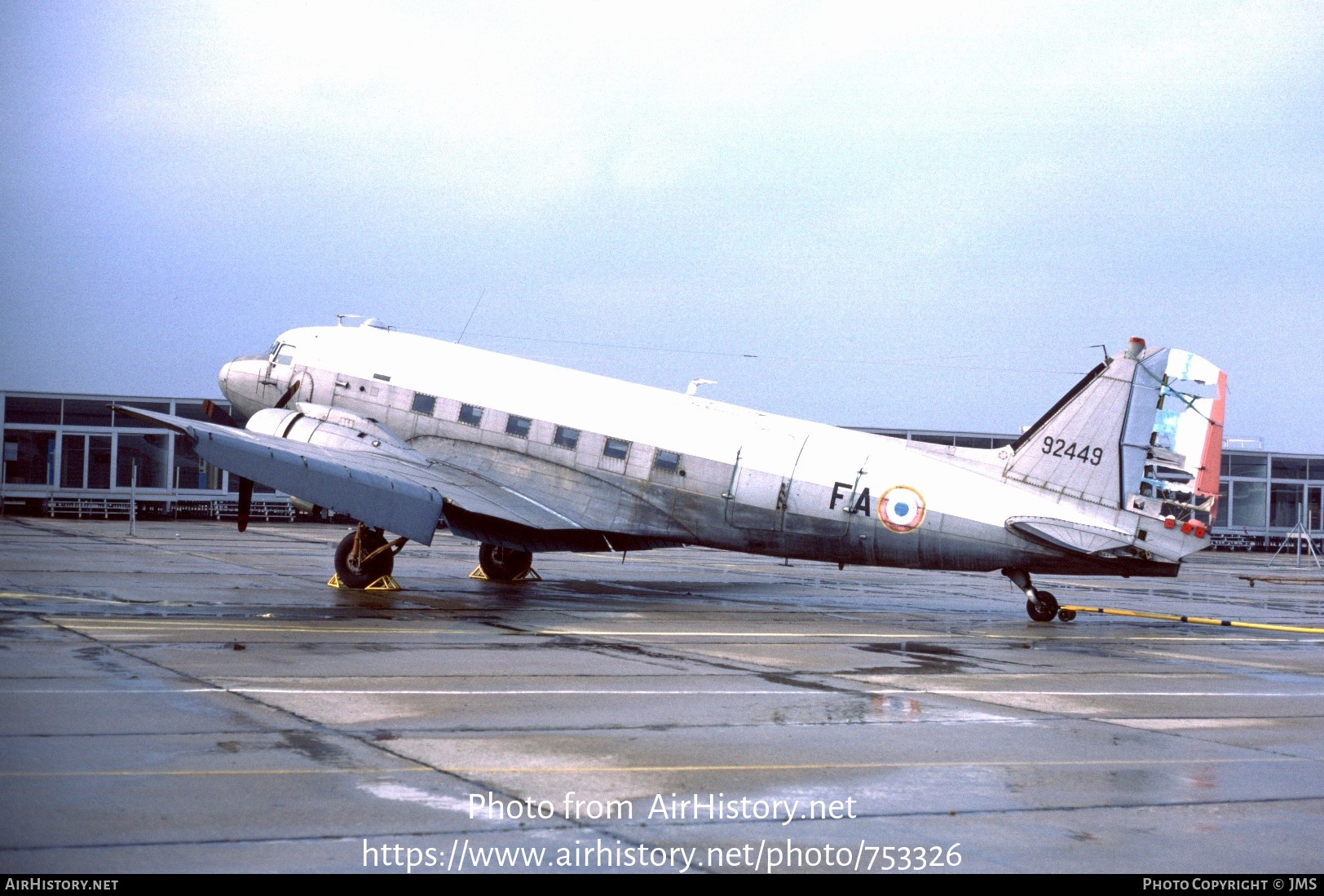 Aircraft Photo of 92449 | Douglas C-47A Skytrain | France - Air Force | AirHistory.net #753326