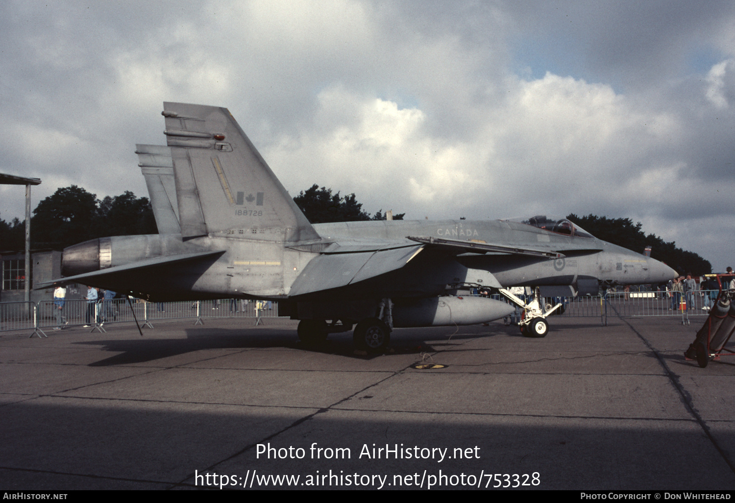 Aircraft Photo of 188728 | McDonnell Douglas CF-188 Hornet | Canada - Air Force | AirHistory.net #753328