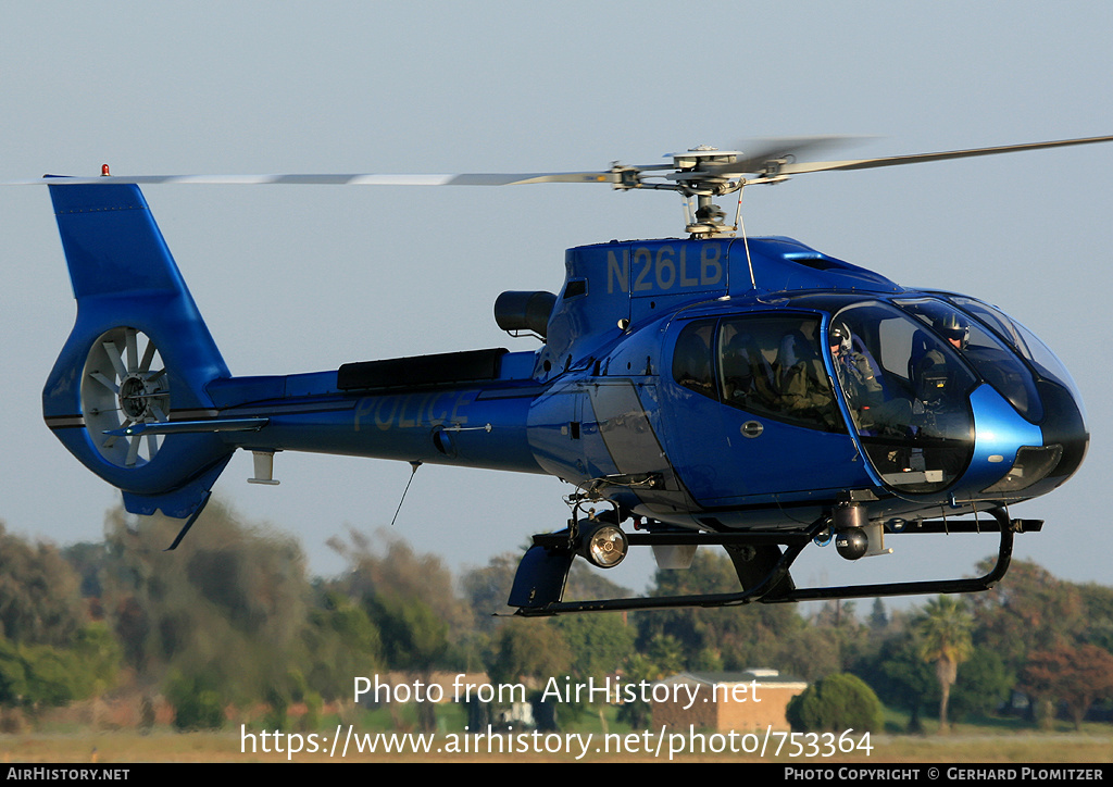 Aircraft Photo of N26LB | Eurocopter EC-130B-4 | Long Beach Police Department | AirHistory.net #753364